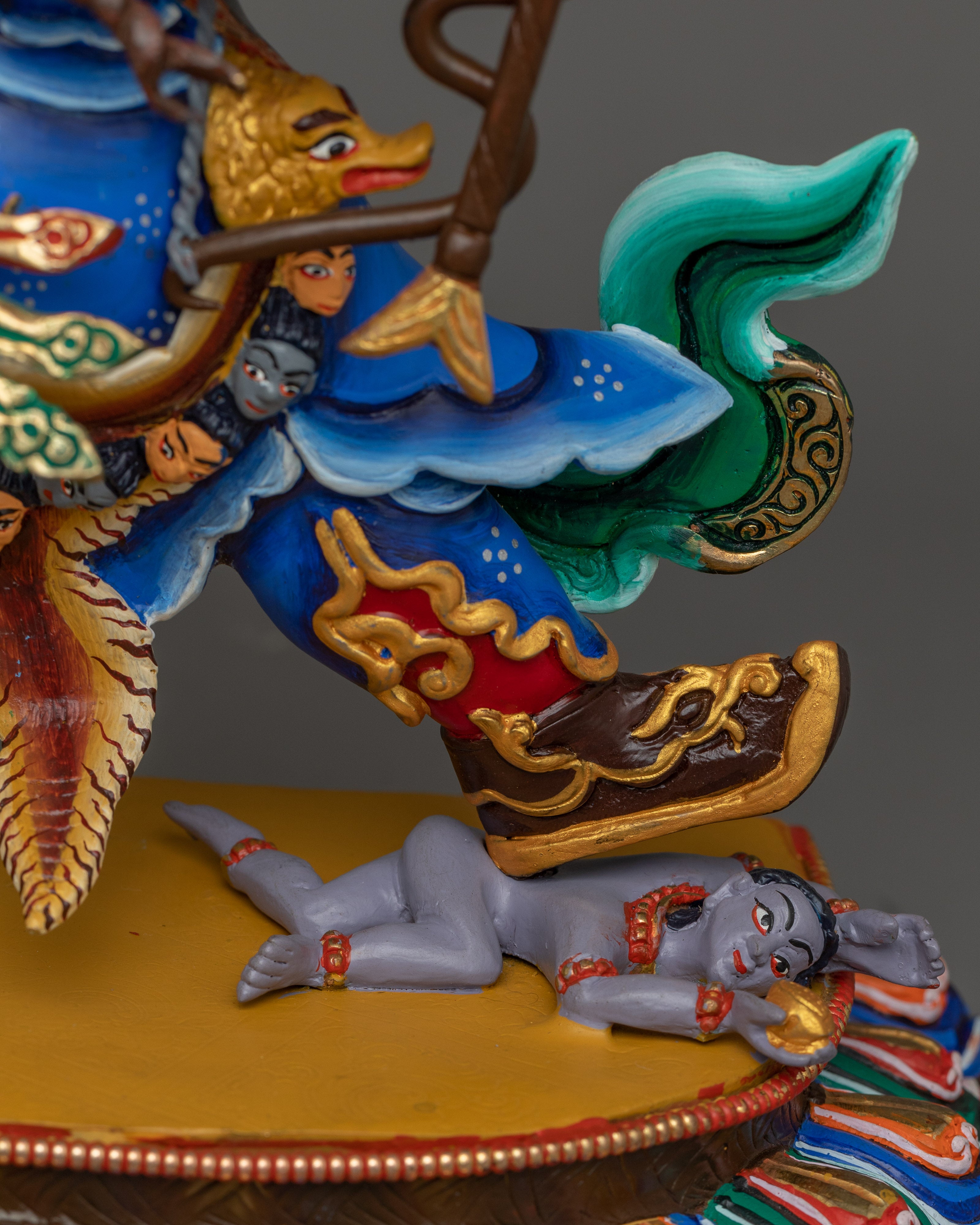 Protector Buddhist Deity Mahakala | Tibetan Sculpture