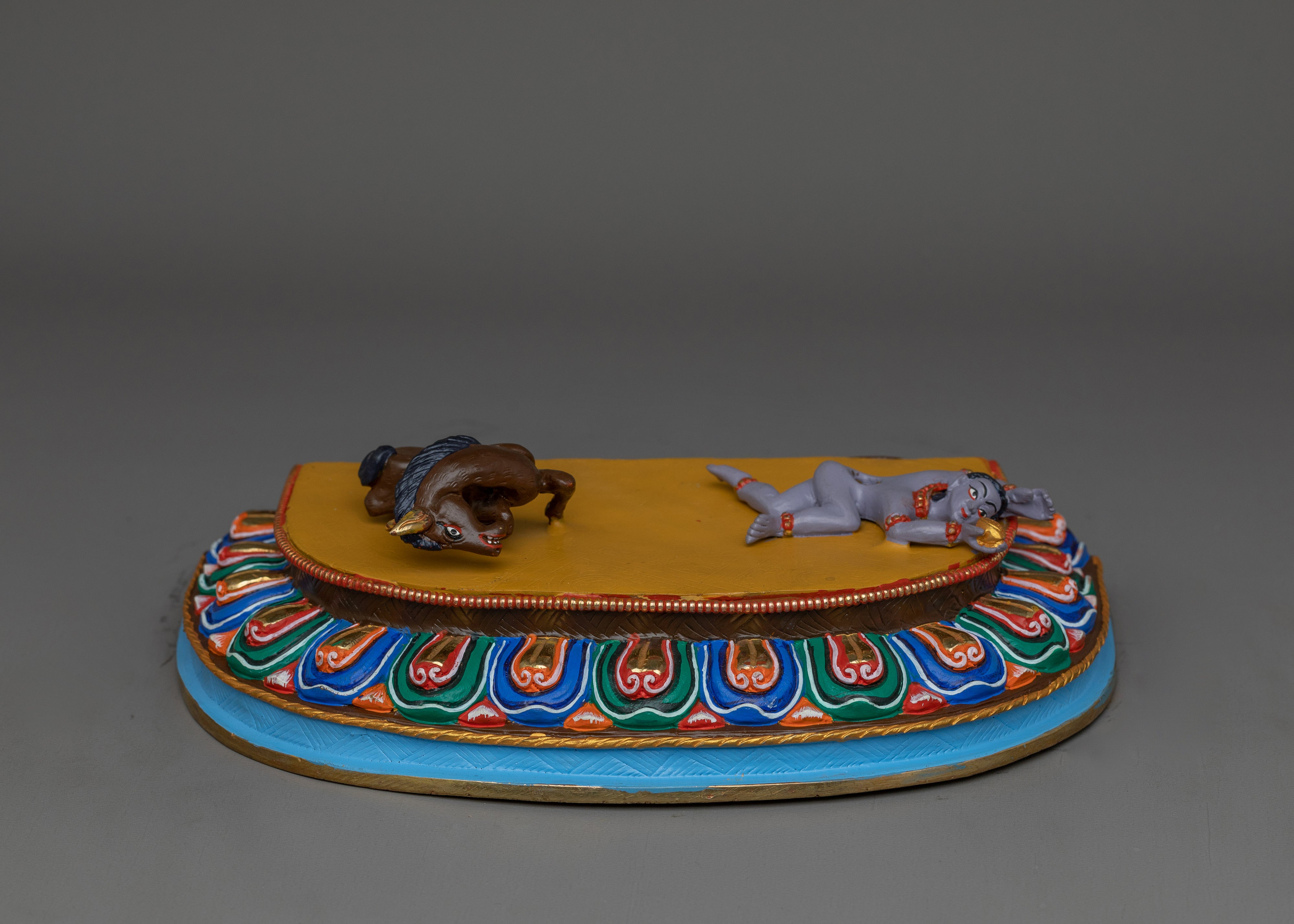 Protector Buddhist Deity Mahakala | Tibetan Sculpture