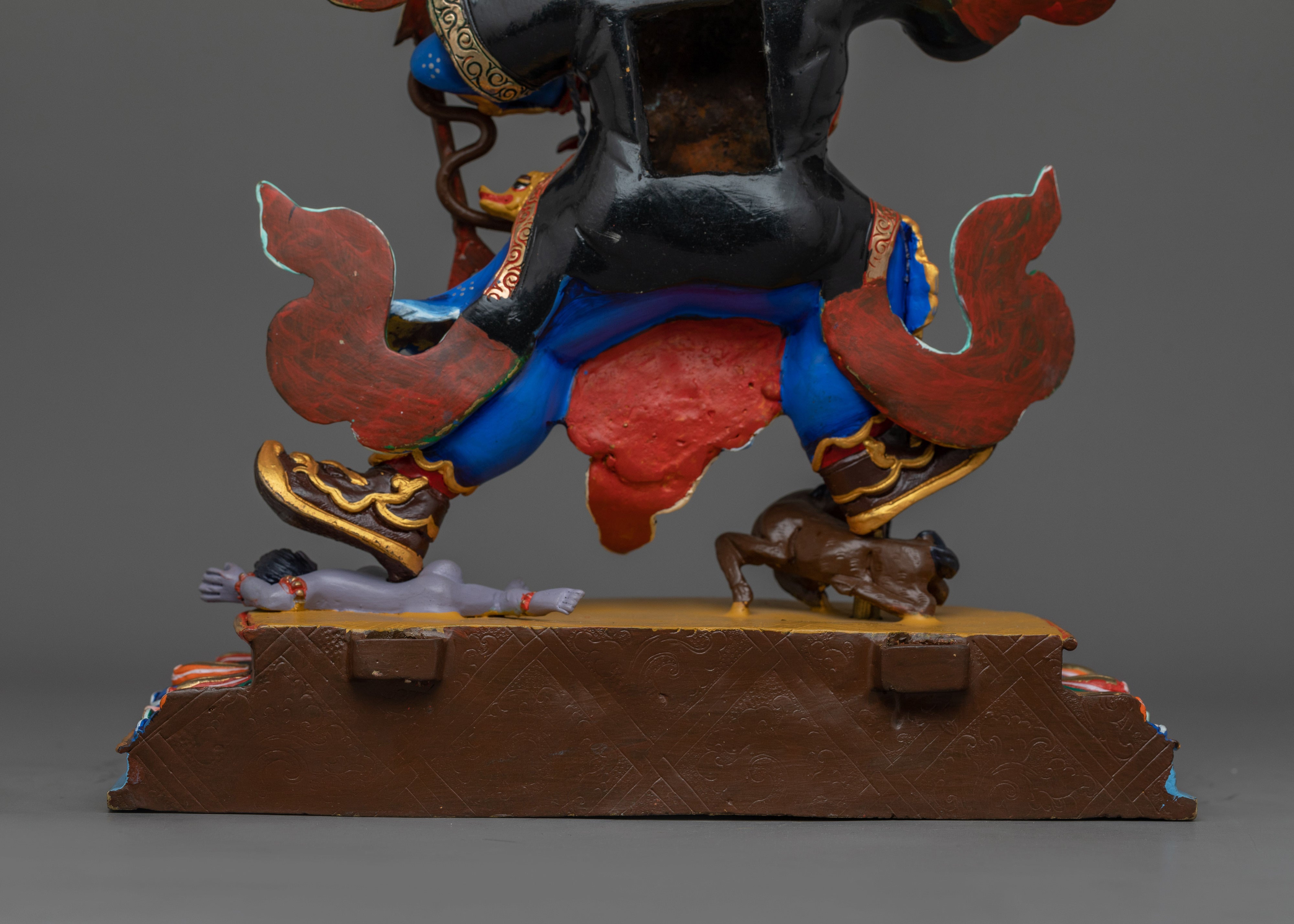 Protector Buddhist Deity Mahakala | Tibetan Sculpture