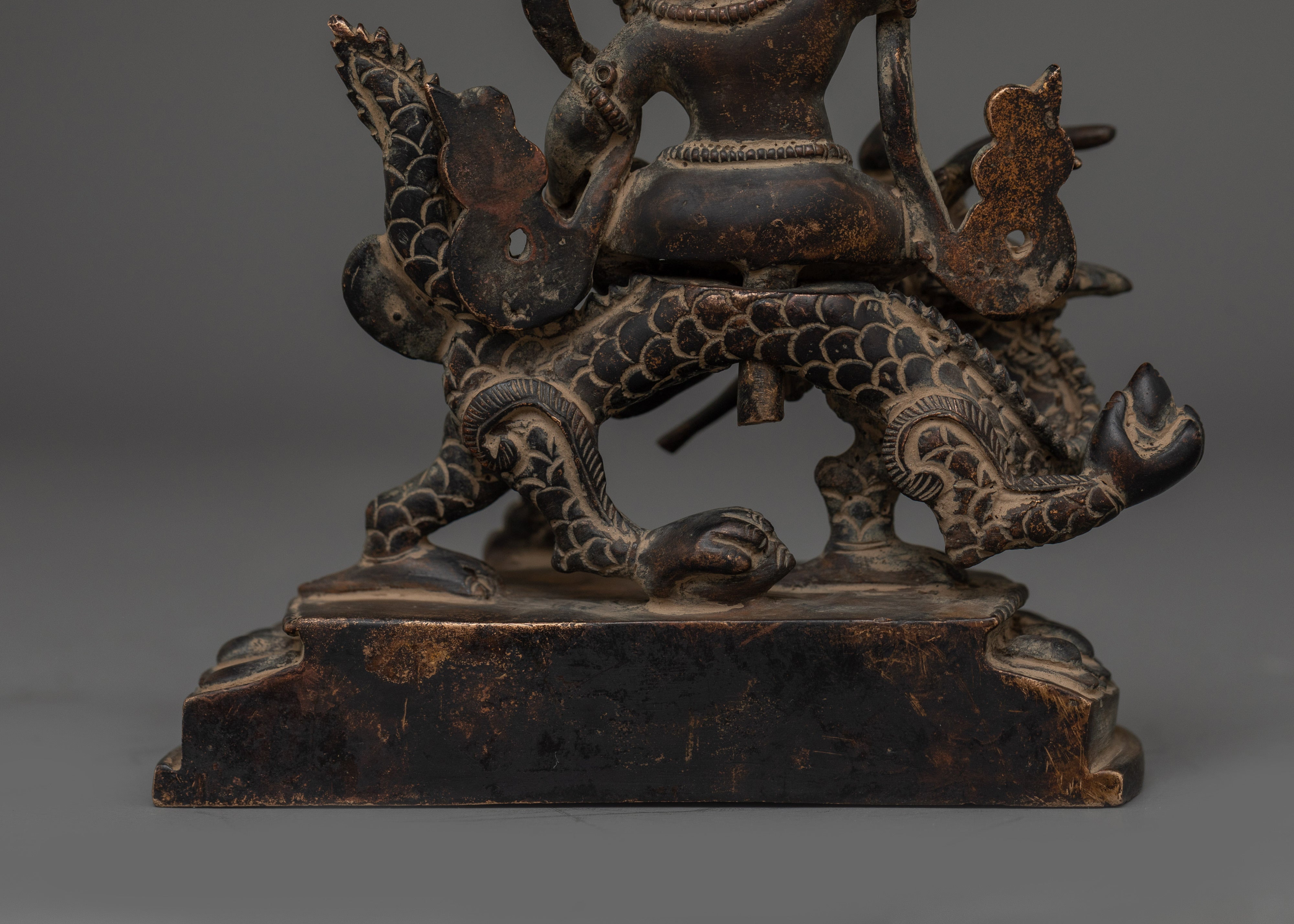 Sculpture of White Dzambhala | Prosperity Deity