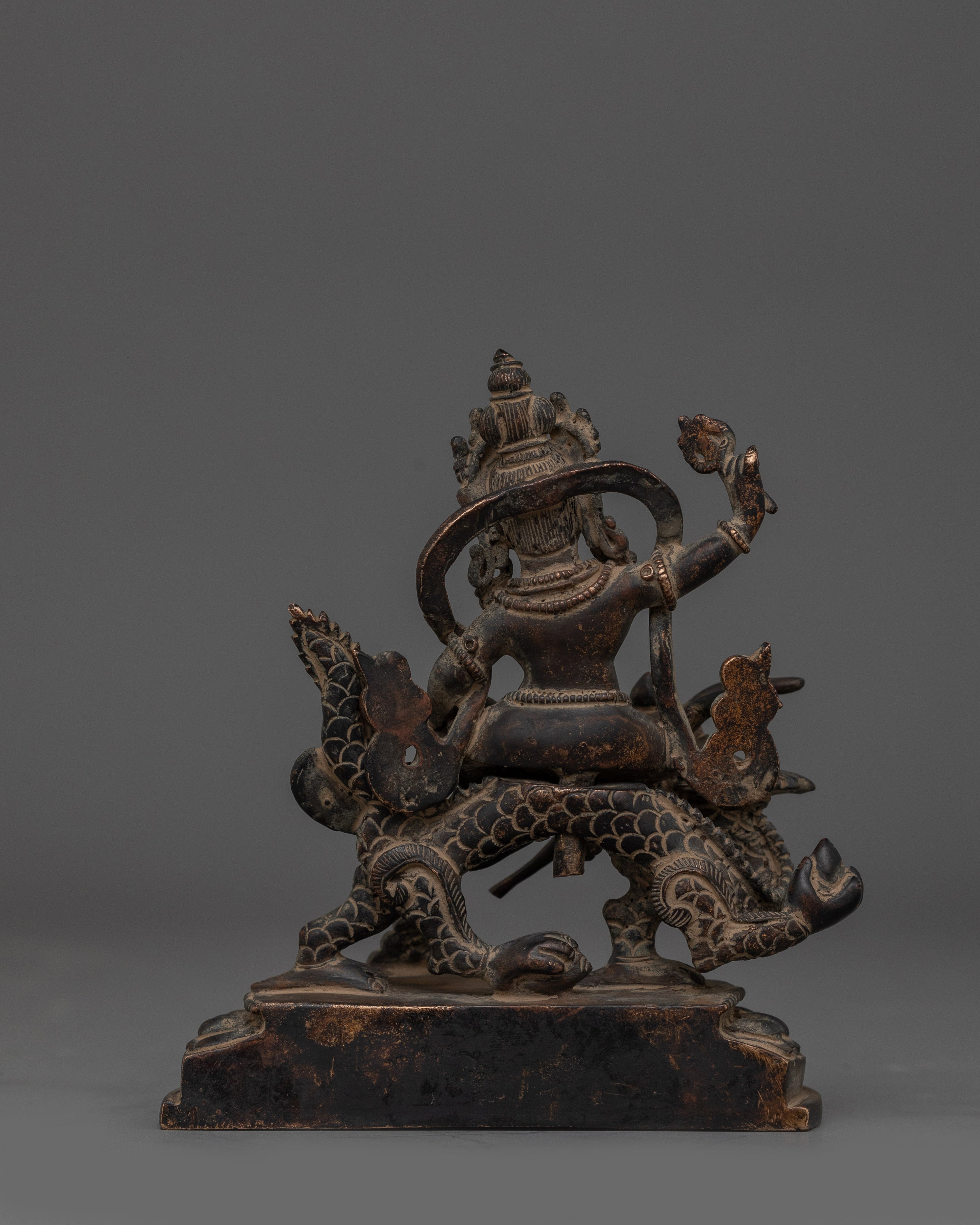 Sculpture of White Dzambhala | Prosperity Deity
