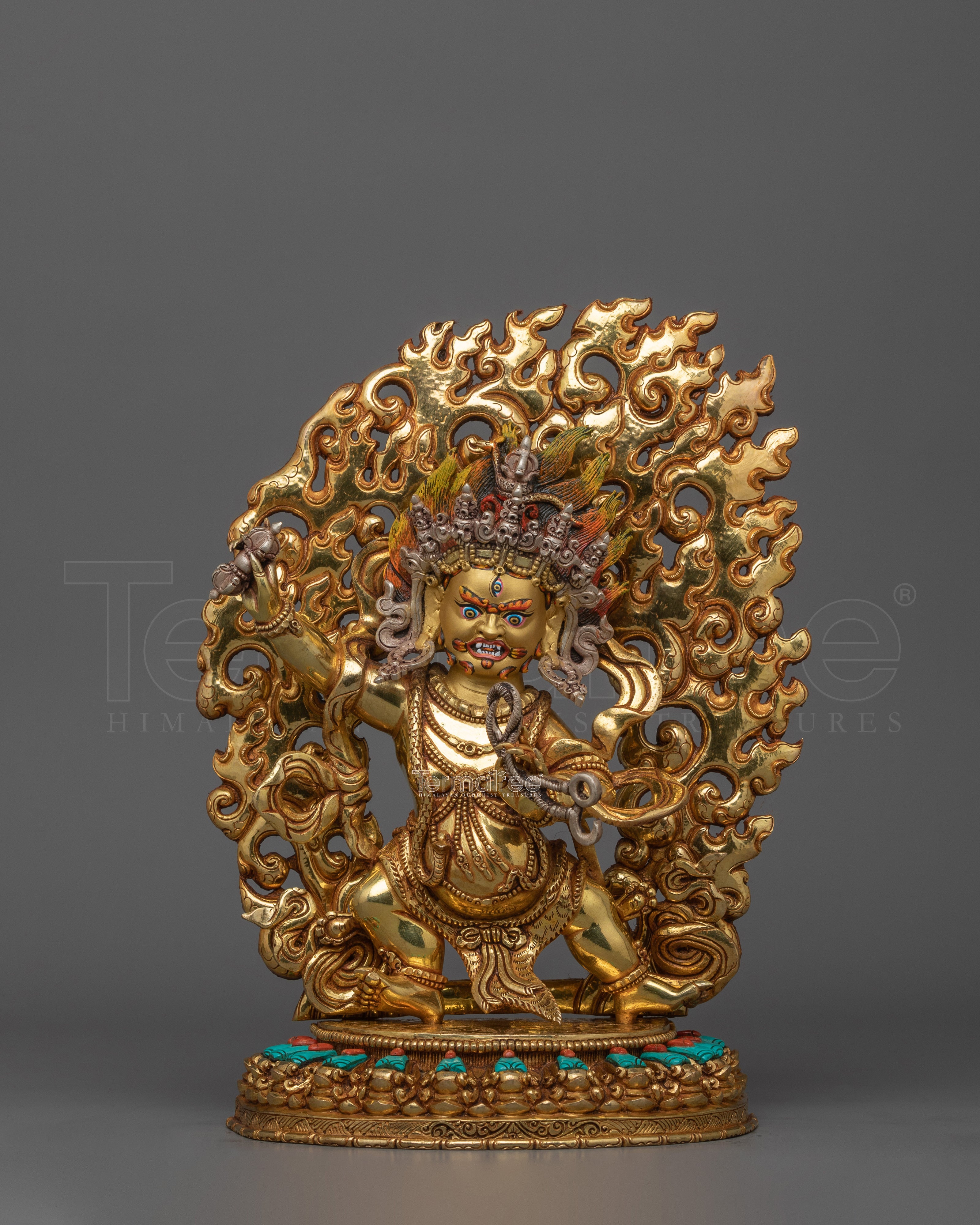 Sacred Statue of Vajrapani | The Protector of Dharma and Strength