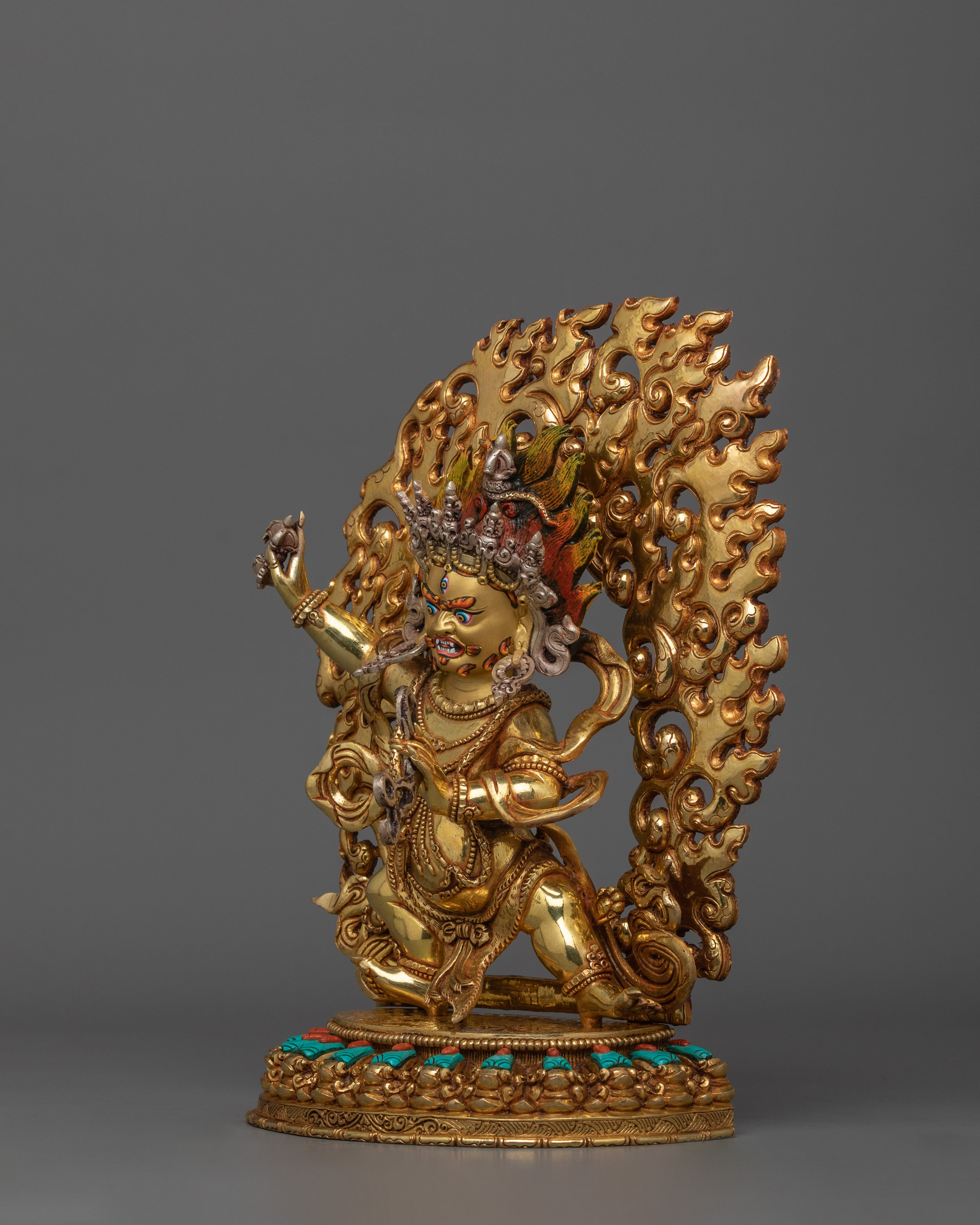 Sacred Statue of Vajrapani | The Protector of Dharma and Strength