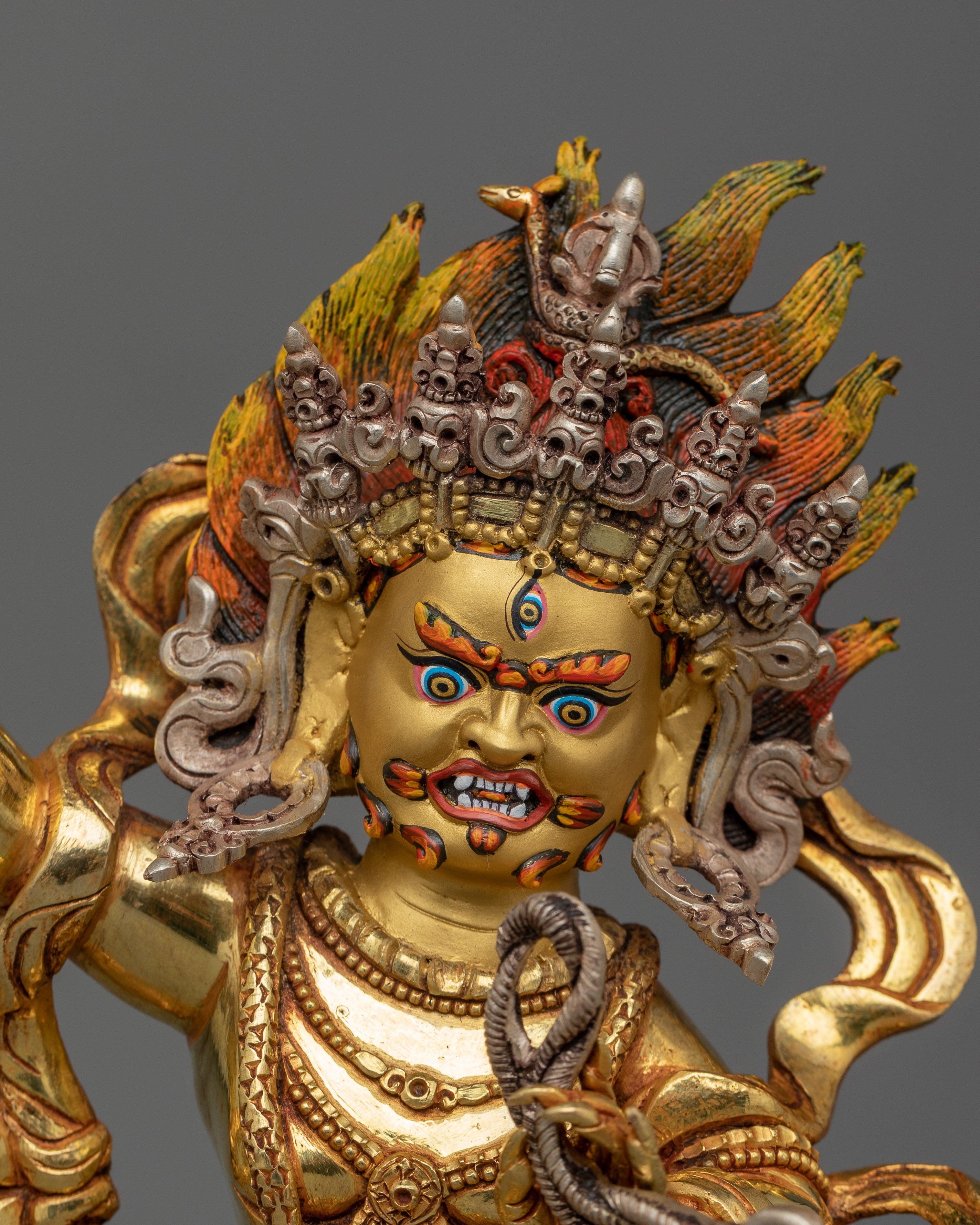 Sacred Statue of Vajrapani | The Protector of Dharma and Strength