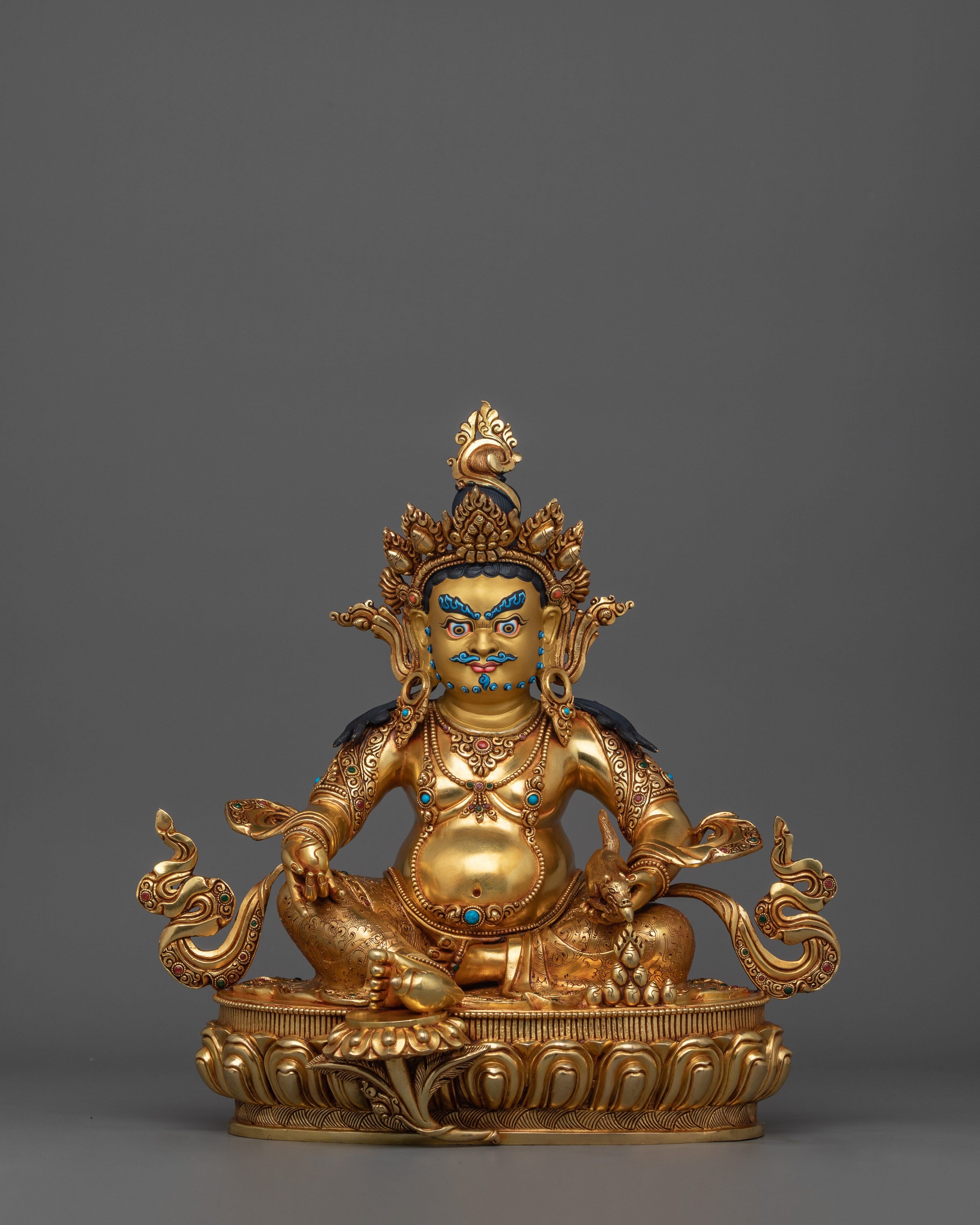 Tibetan Buddhist Deity Dzambhala | The Buddha of Wealth and Prosperity