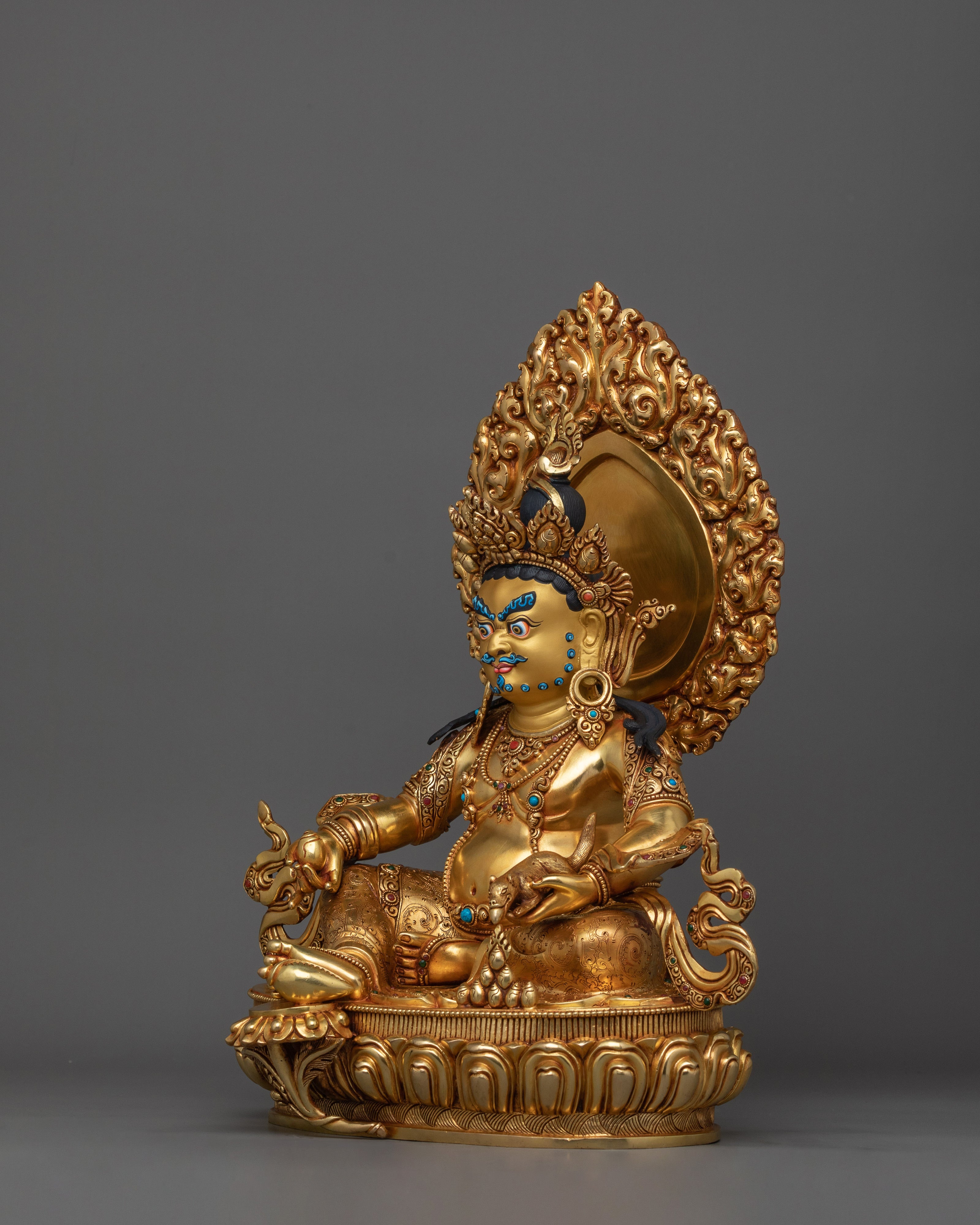 Tibetan Buddhist Deity Dzambhala | The Buddha of Wealth and Prosperity