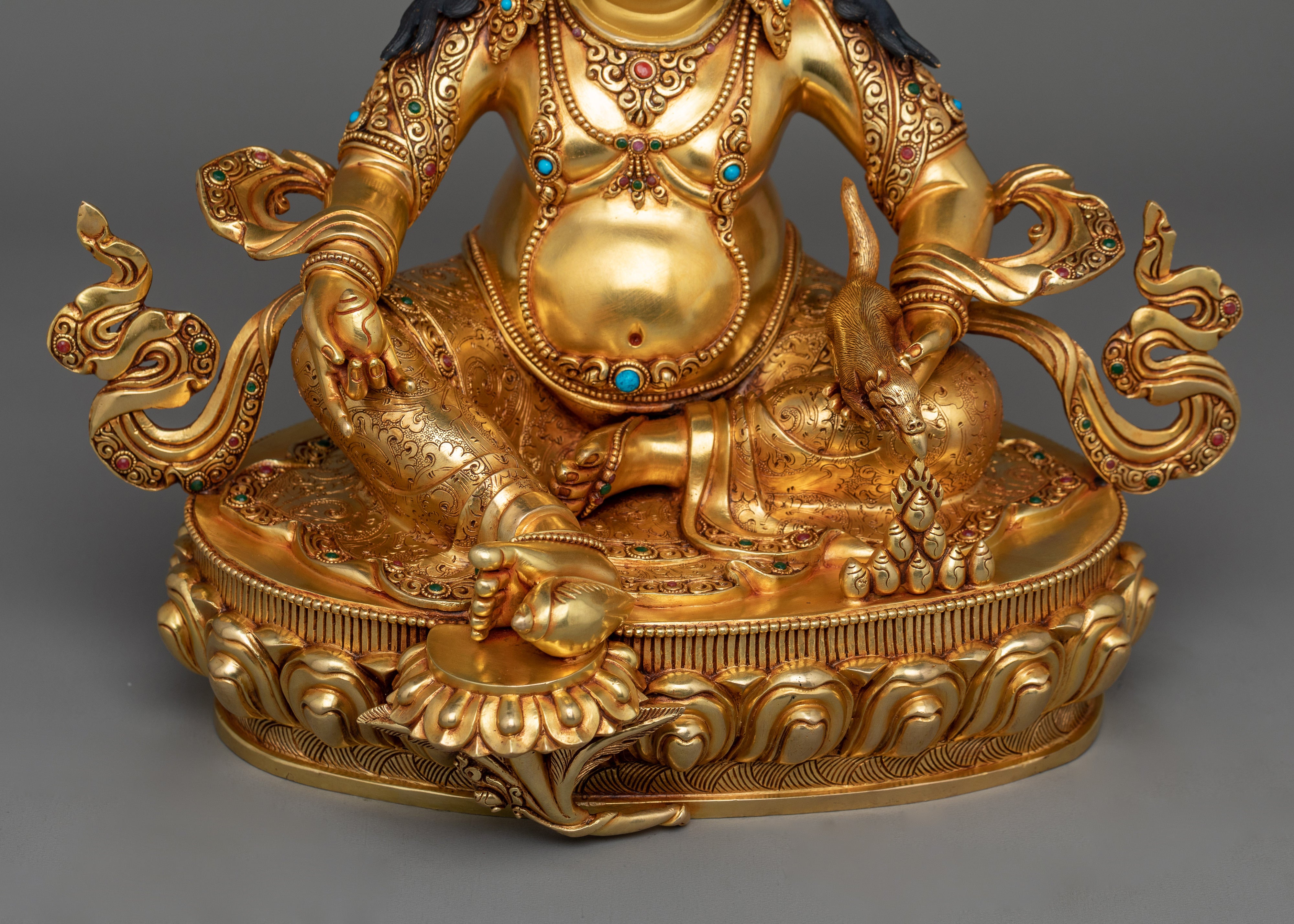 Tibetan Buddhist Deity Dzambhala | The Buddha of Wealth and Prosperity