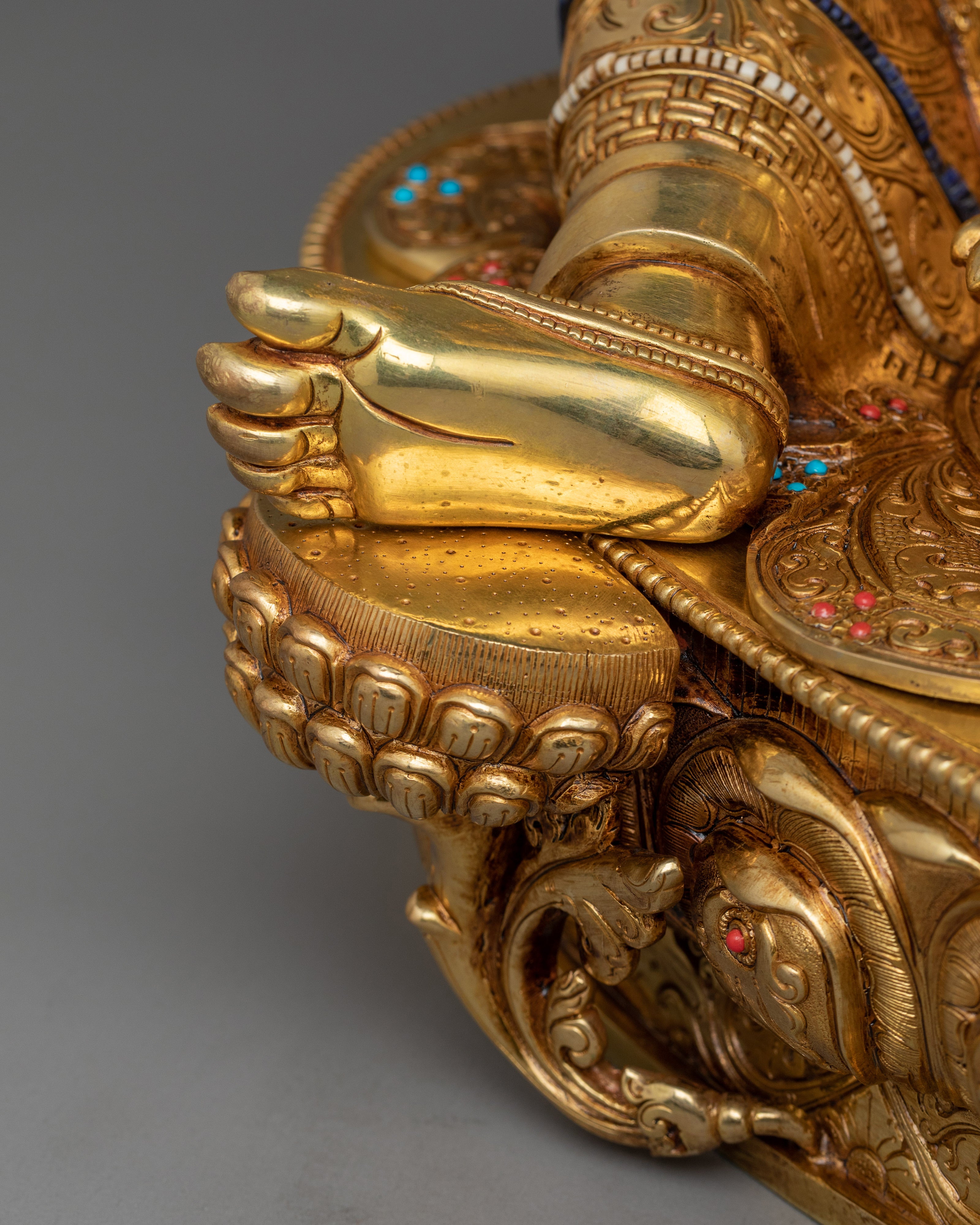 Traditional Sculpture of Green Tara | The Goddess of Compassion and Protection