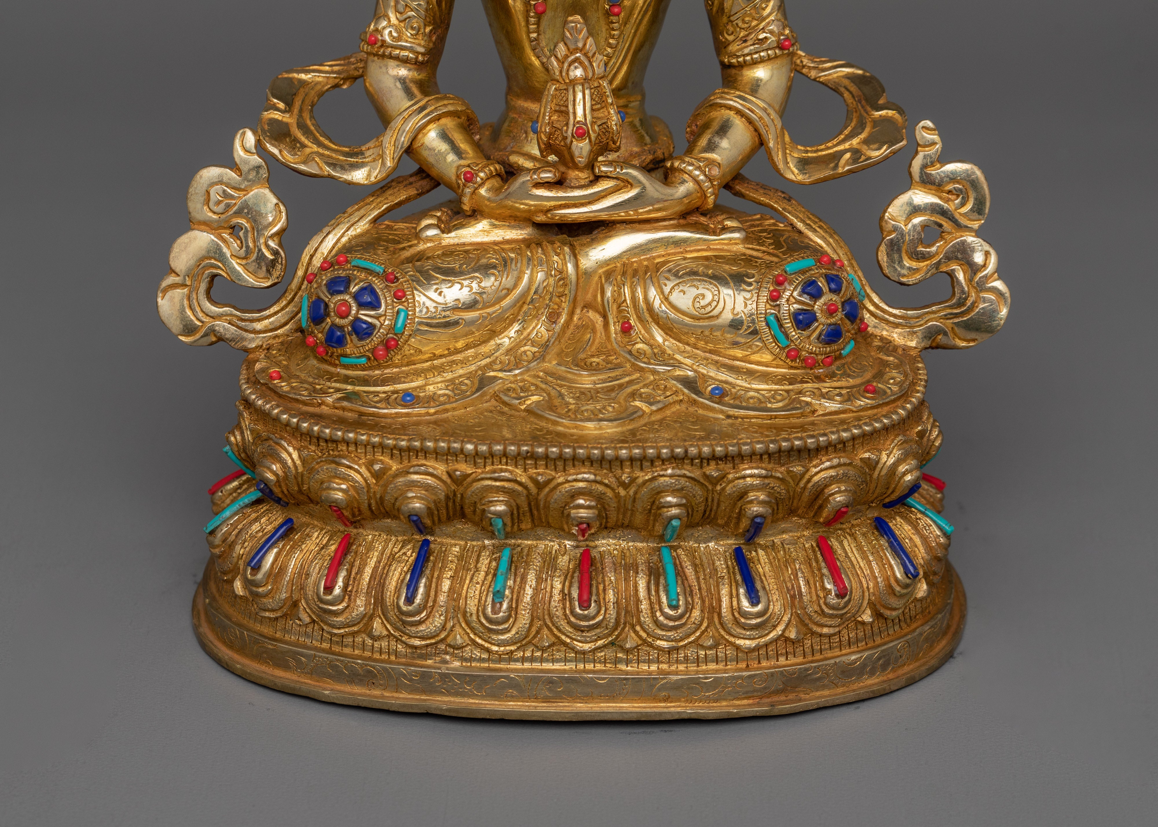 Traditional Handmade Statue of Amitayus | Buddha of Infinite Life and Longevity