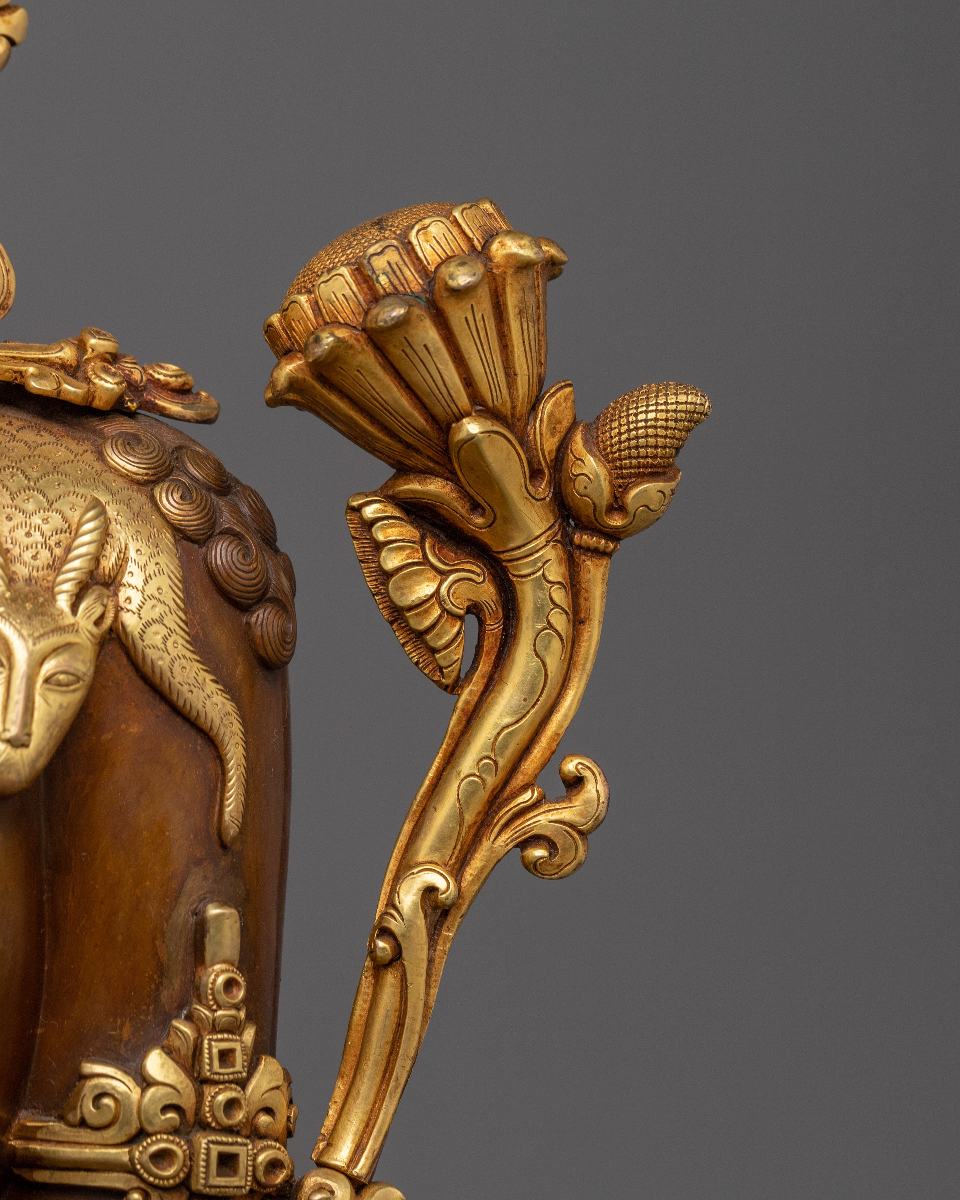 Lokeshwor Handmade Statue | Oxidized Copper Body