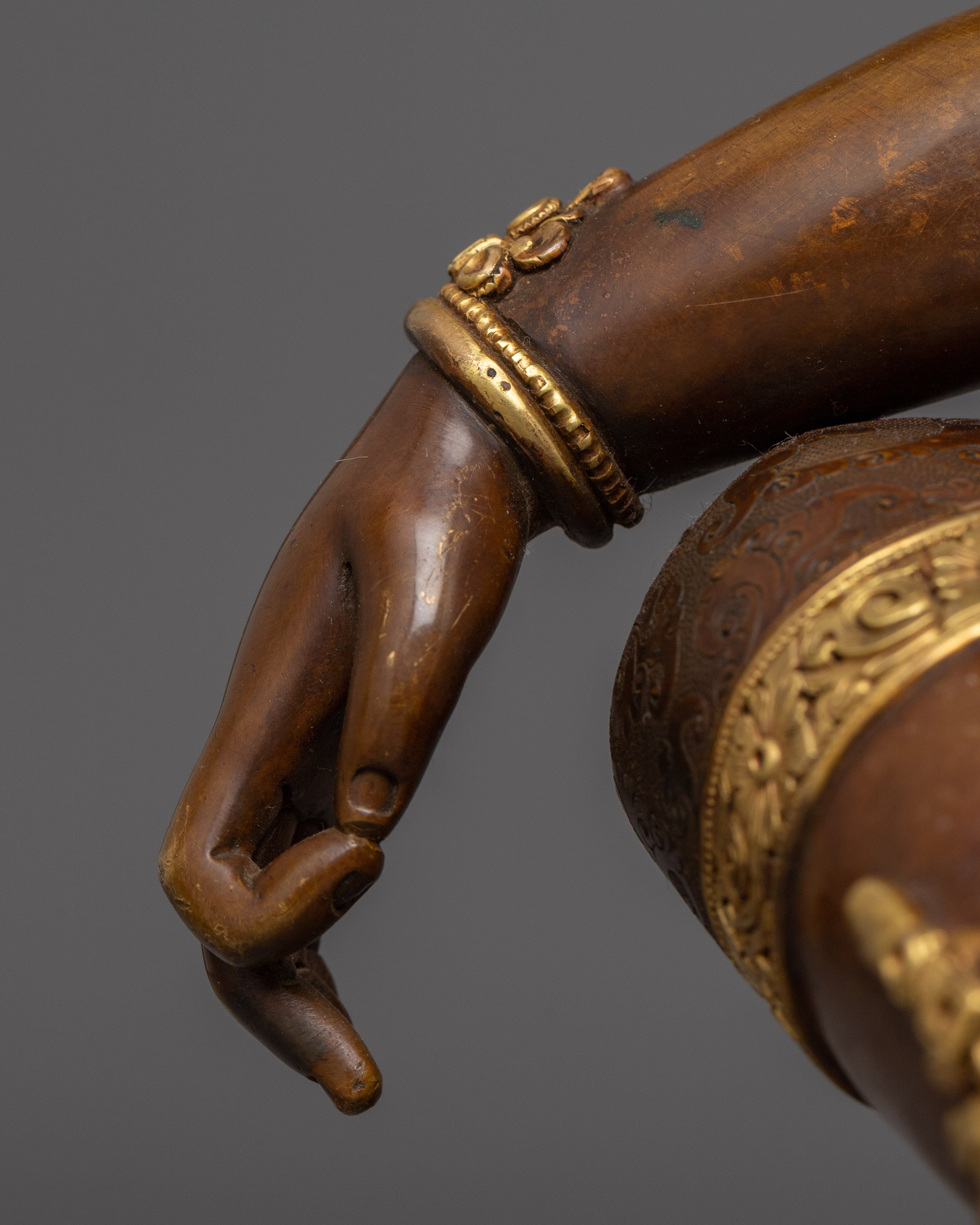 Lokeshwor Handmade Statue | Oxidized Copper Body