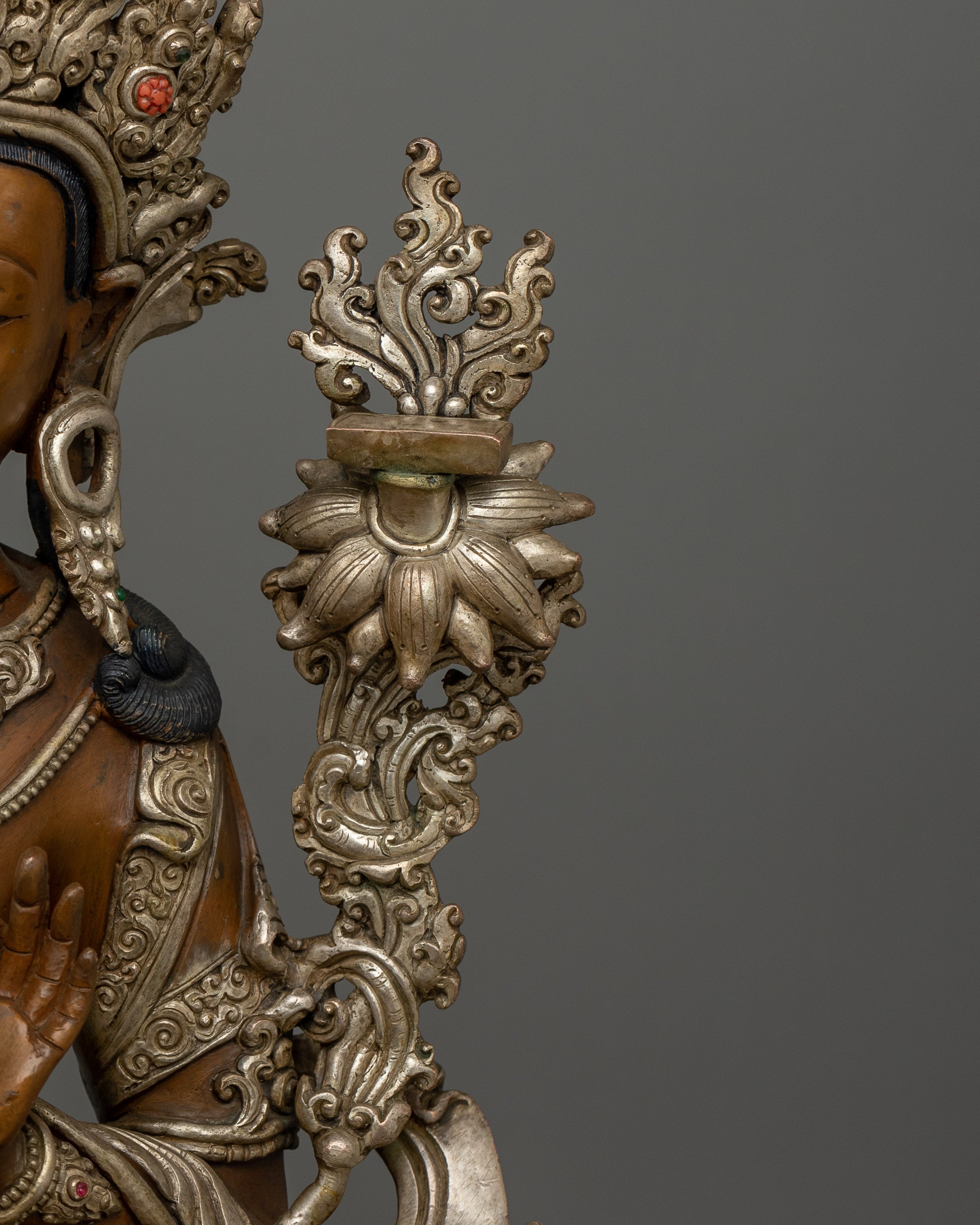 Handcrafted figurine Manjushri | The Youthful One