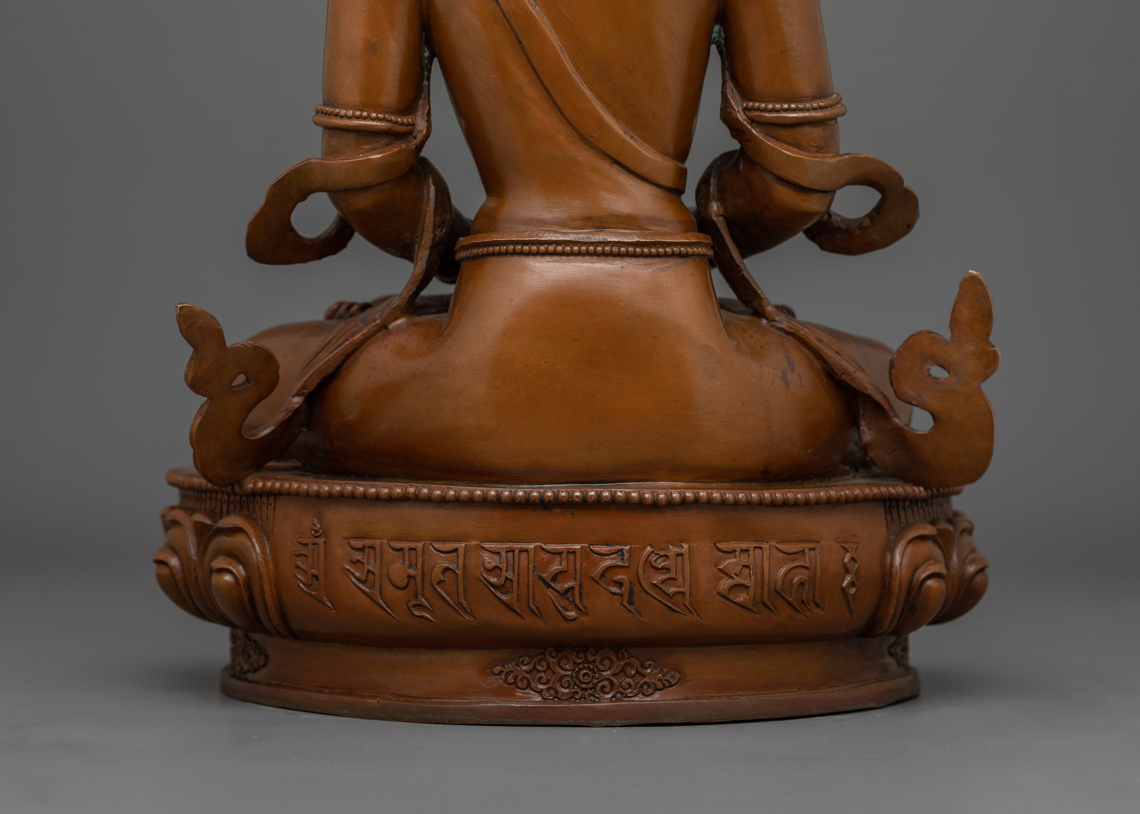 Healer Amitayus Sculpture | 24k Gold Gilded