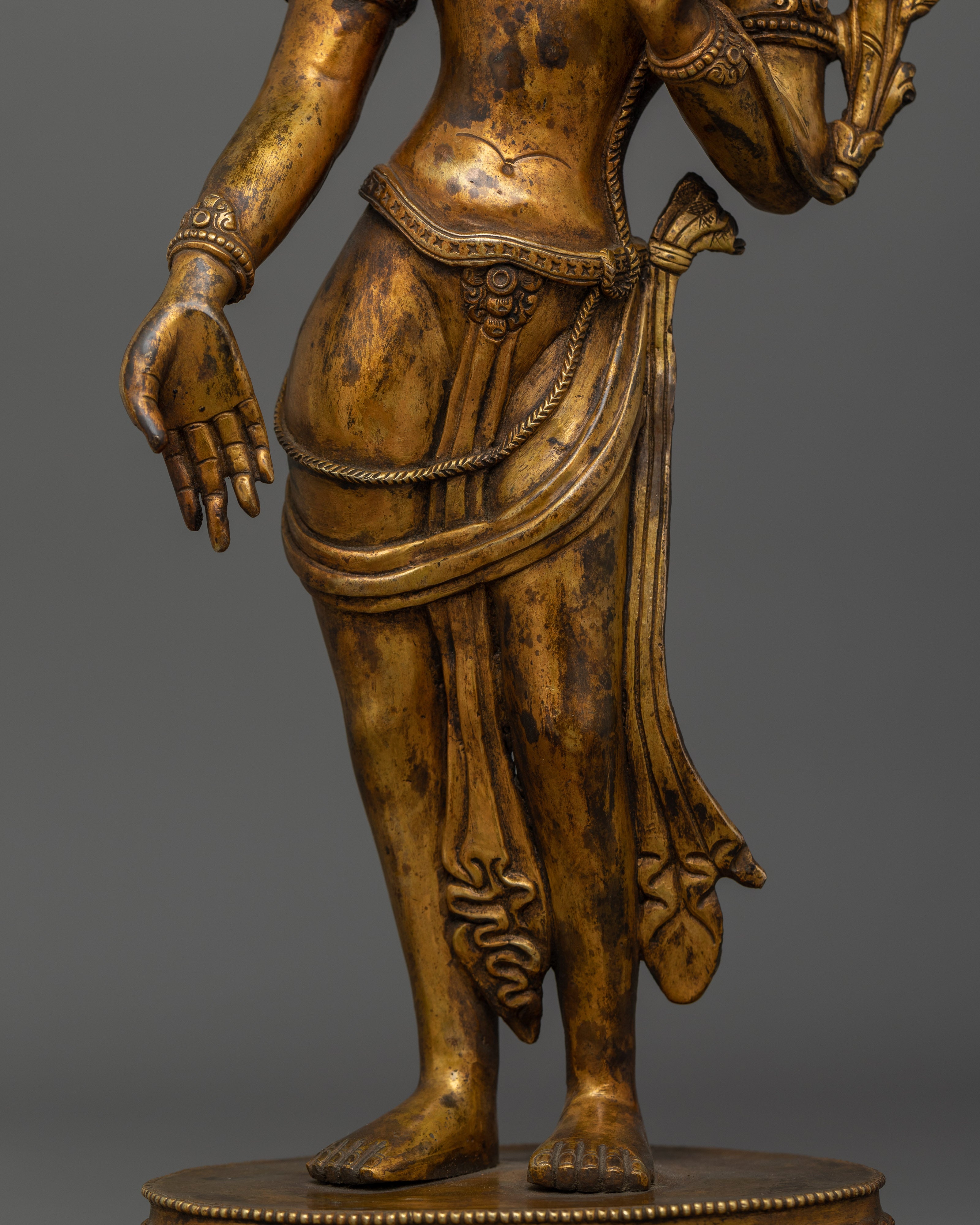 Traditional Himalayan Art of Lokeshwor | Bodhisattva of Compassion