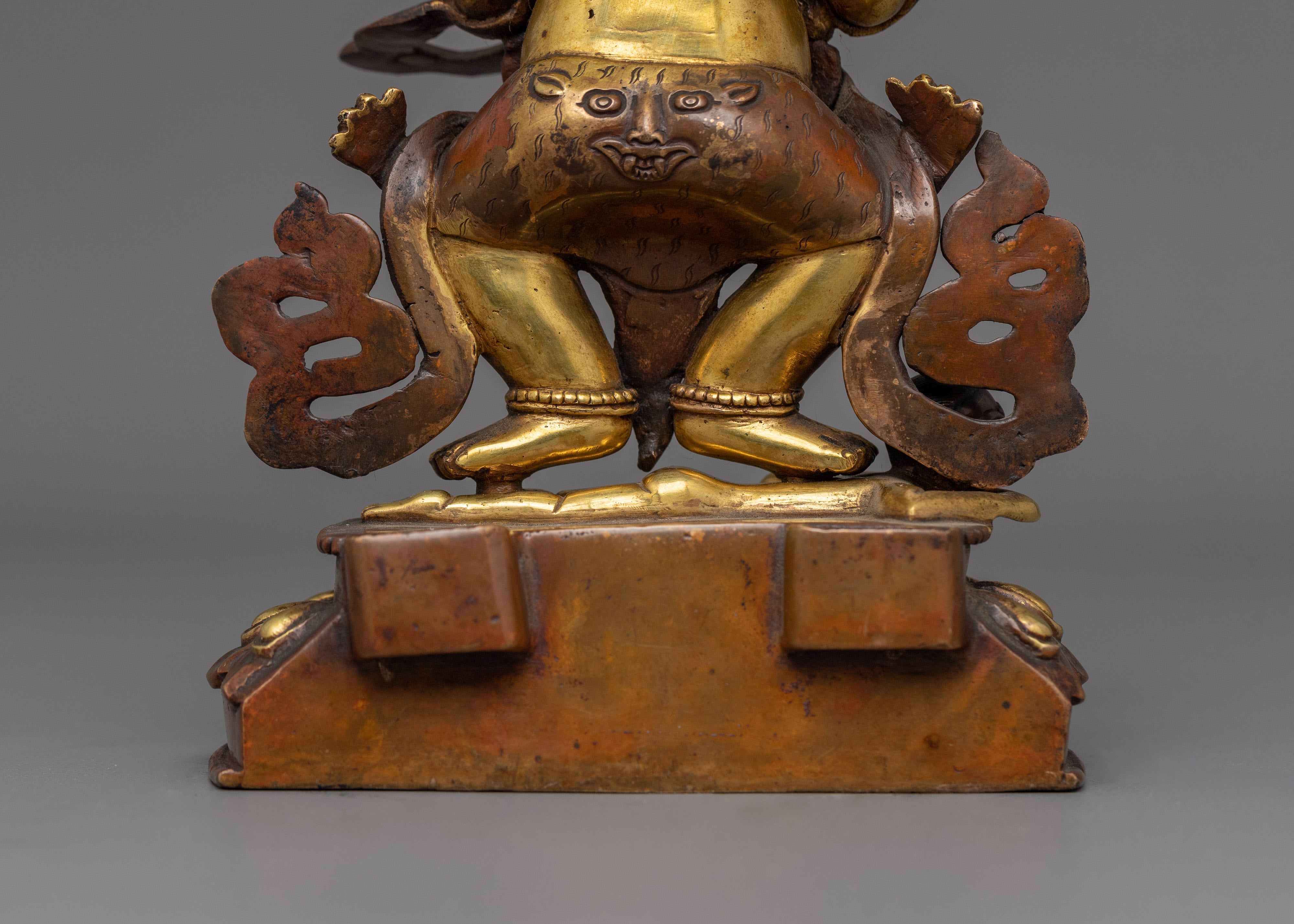 Himalayan sculpture of Shakya Mahakala | The Wrathful Protector of the Dharma