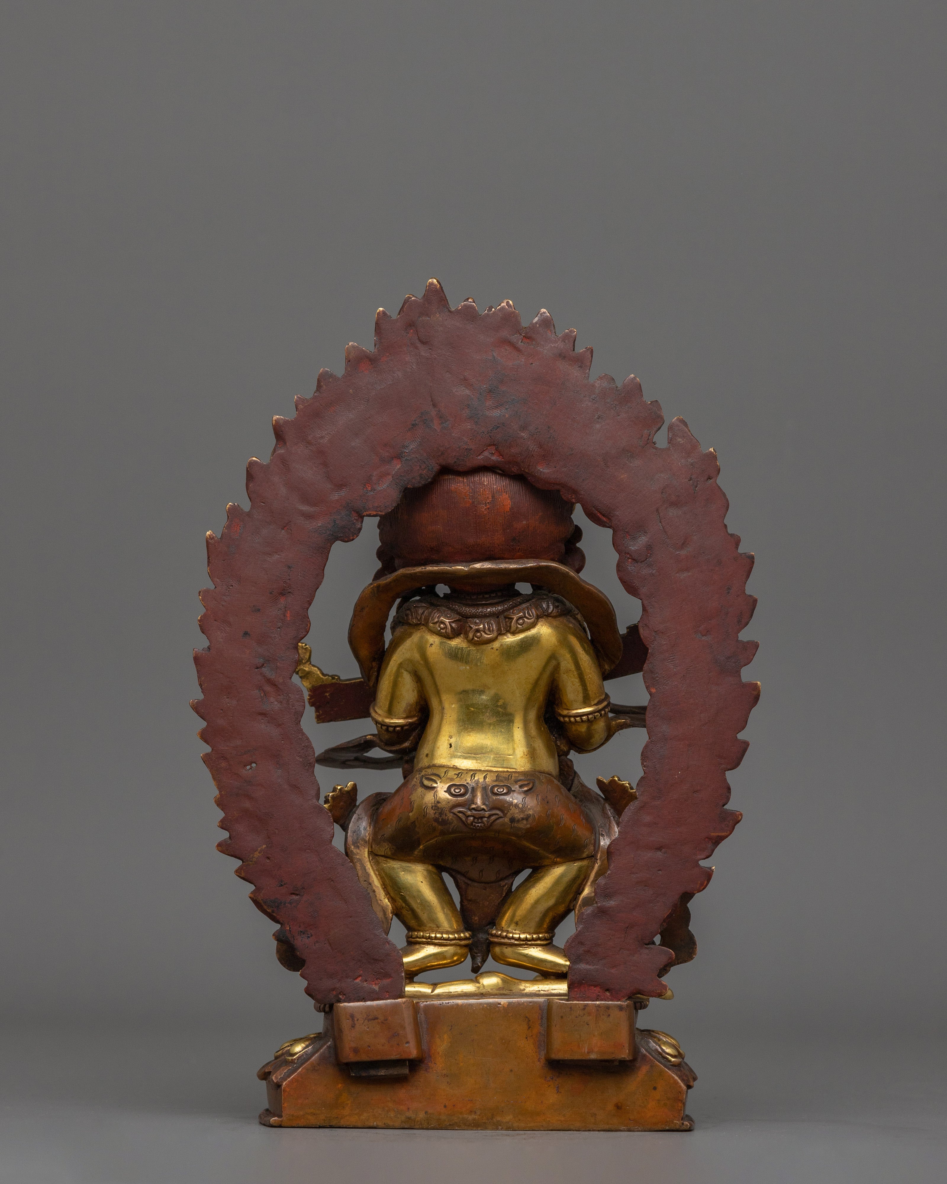 Himalayan sculpture of Shakya Mahakala | The Wrathful Protector of the Dharma