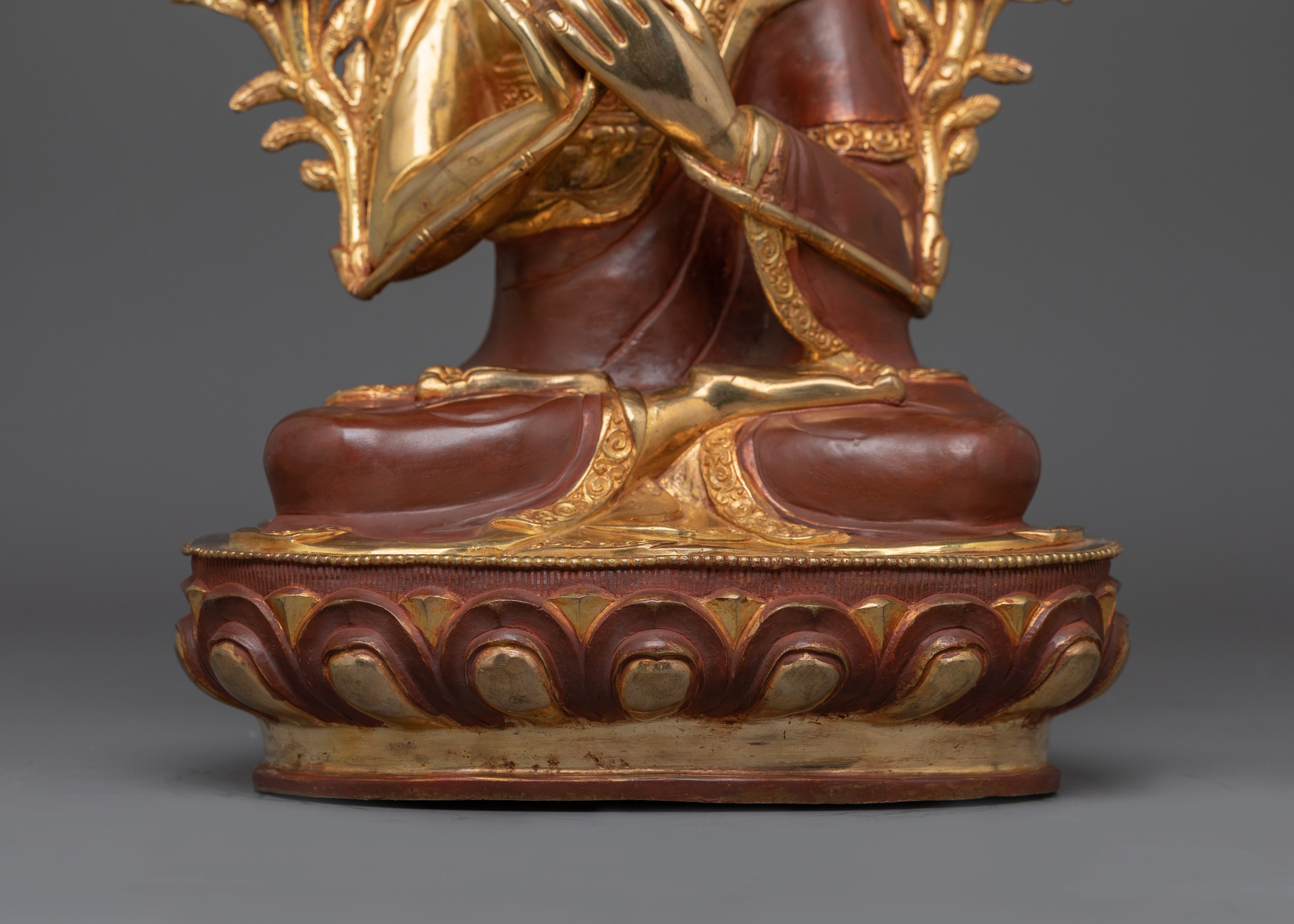 Tsongkhapa Lama Sculpture | Handcrafted in Nepal