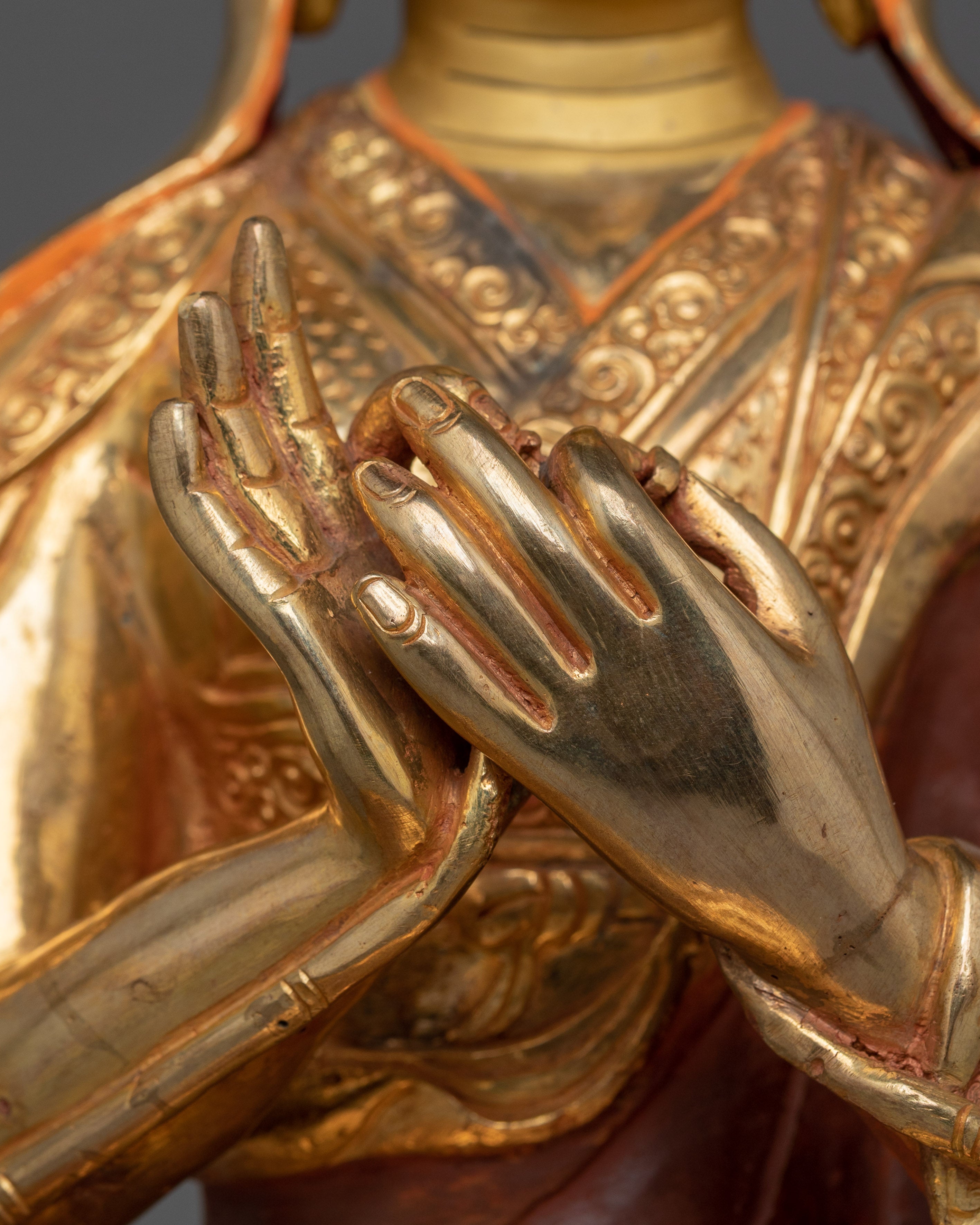 Tsongkhapa Lama Sculpture | Handcrafted in Nepal