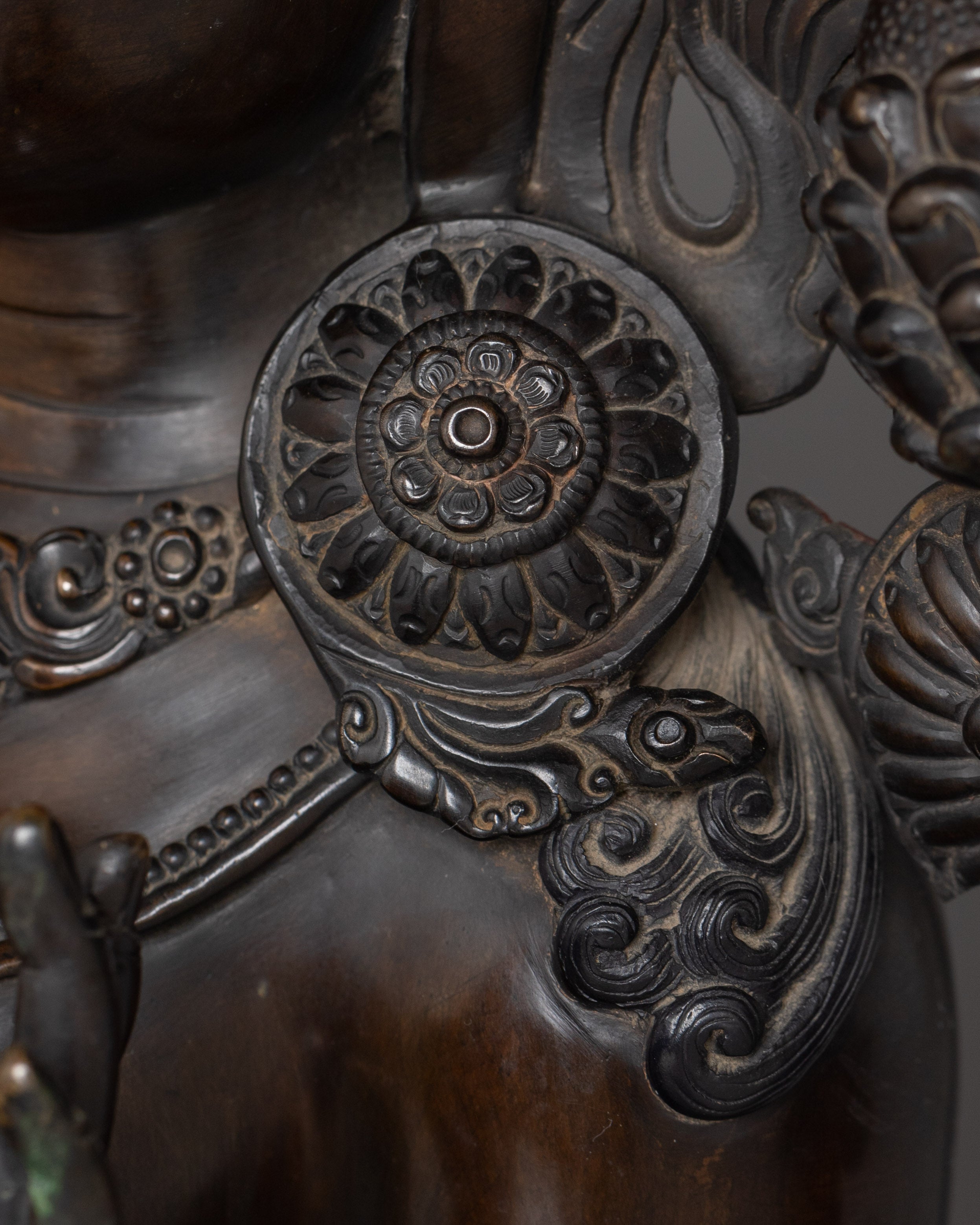 Handcrafted Sculpture of Green | Mother of All Buddhas