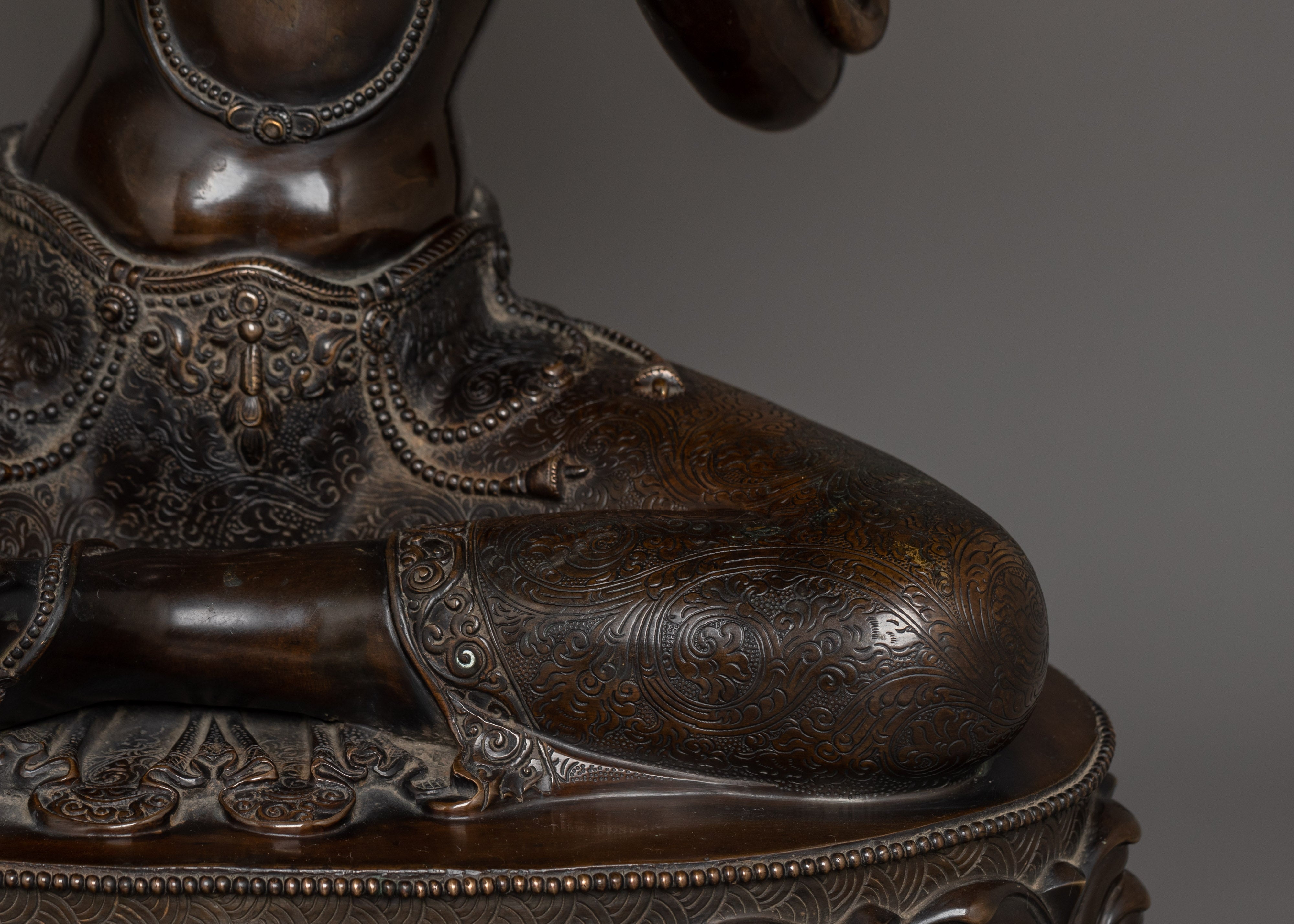 Handcrafted Sculpture of Green | Mother of All Buddhas