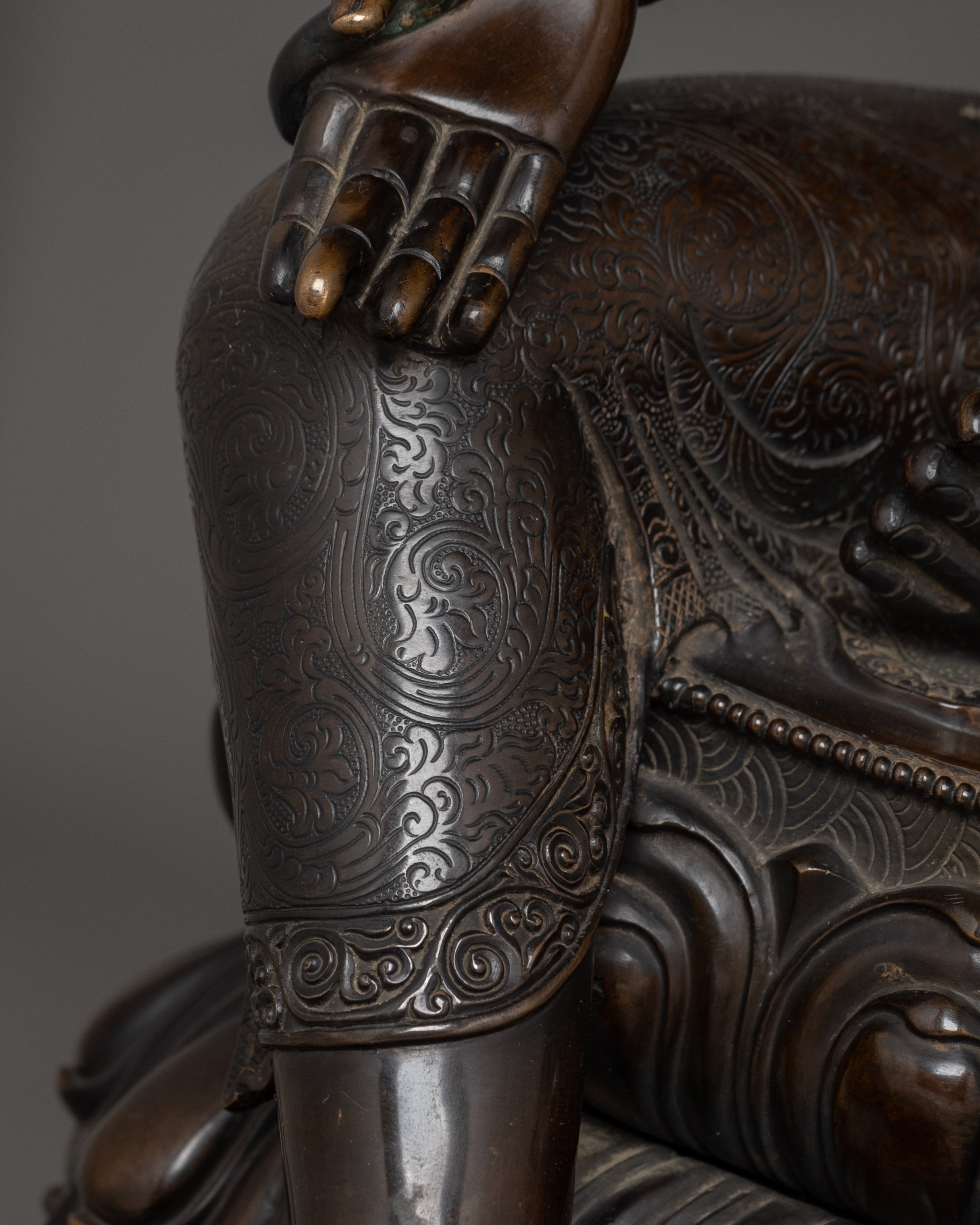 Handcrafted Sculpture of Green | Mother of All Buddhas