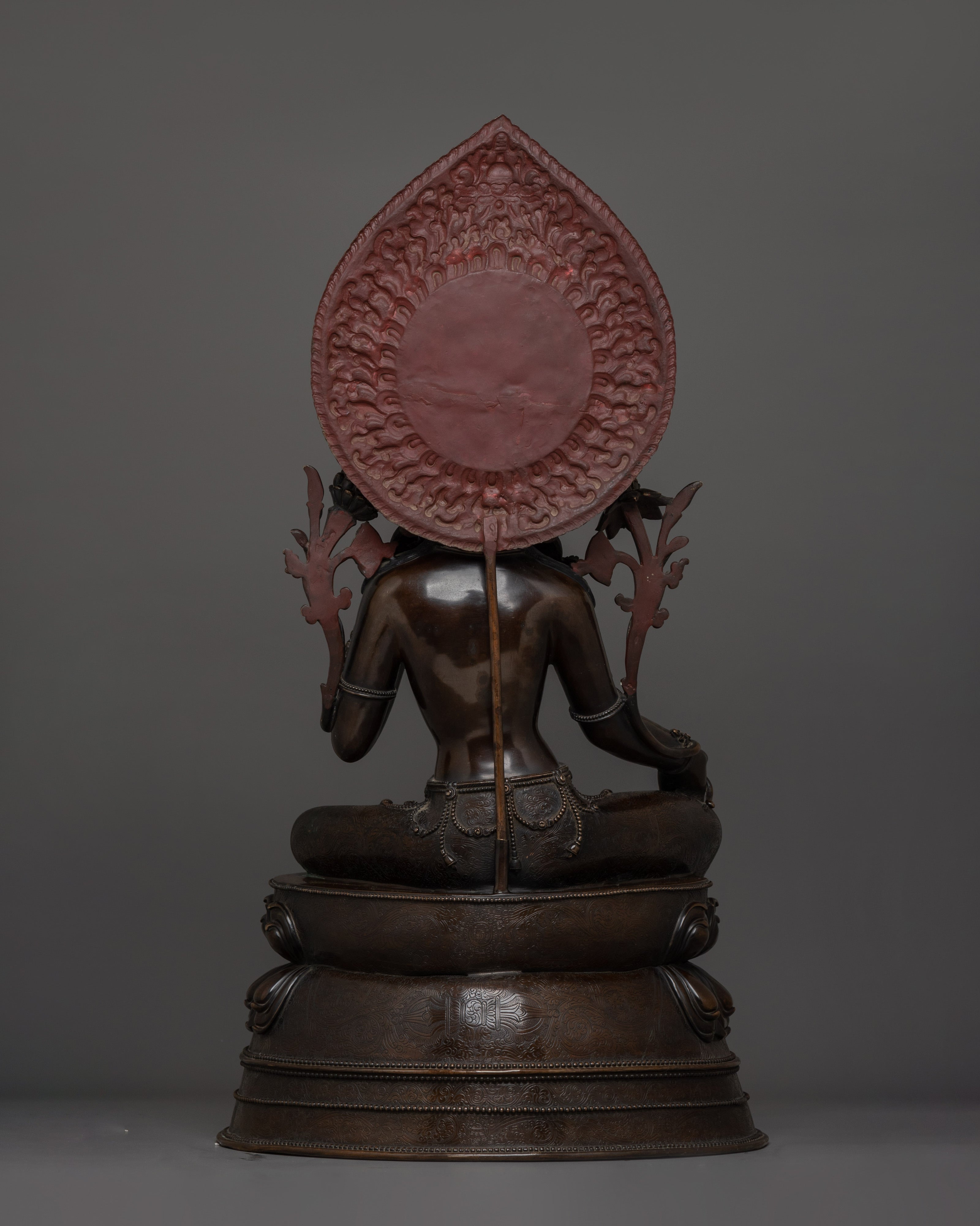 Handcrafted Sculpture of Green | Mother of All Buddhas