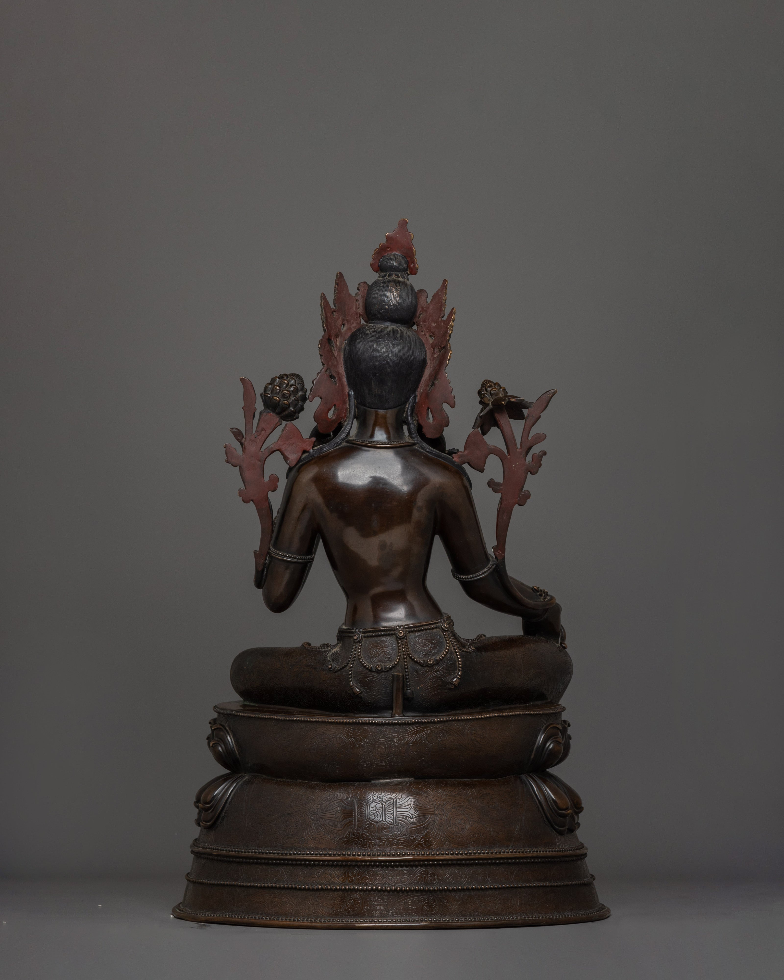 Handcrafted Sculpture of Green | Mother of All Buddhas