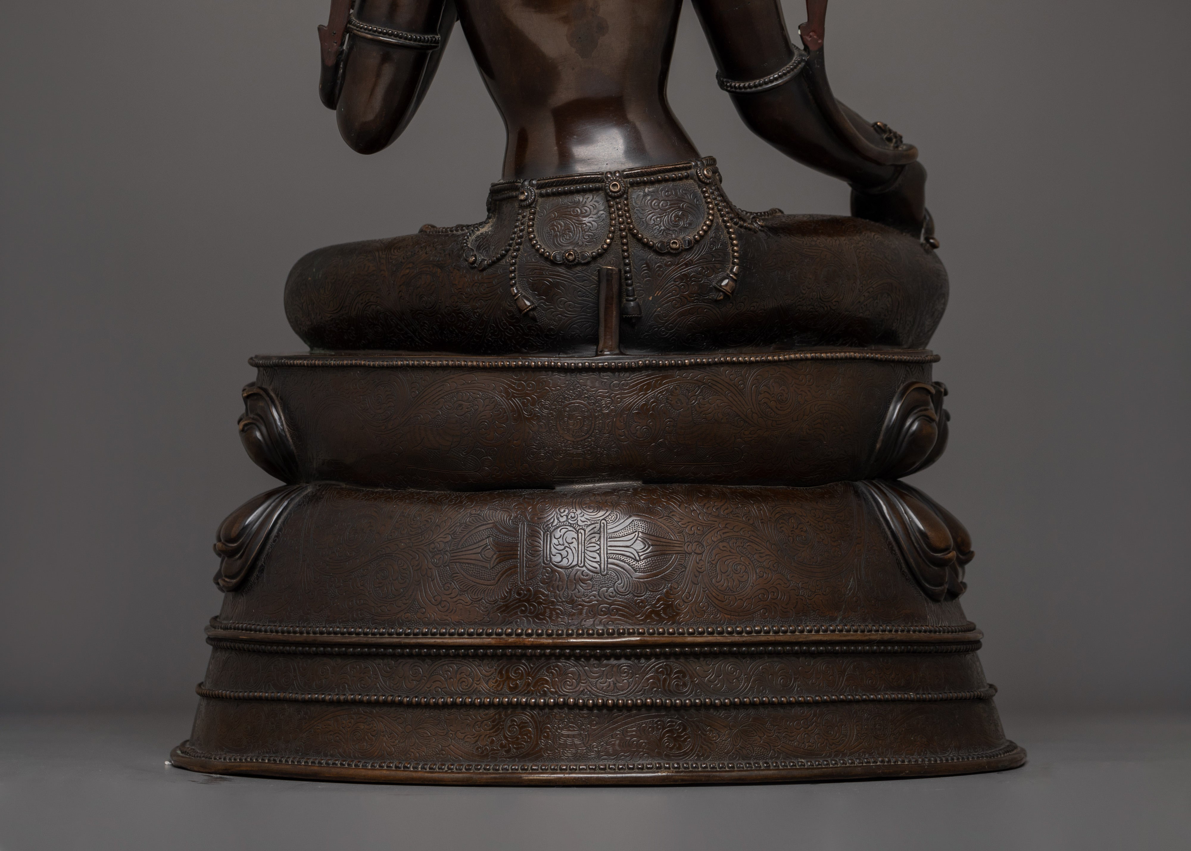 Handcrafted Sculpture of Green | Mother of All Buddhas