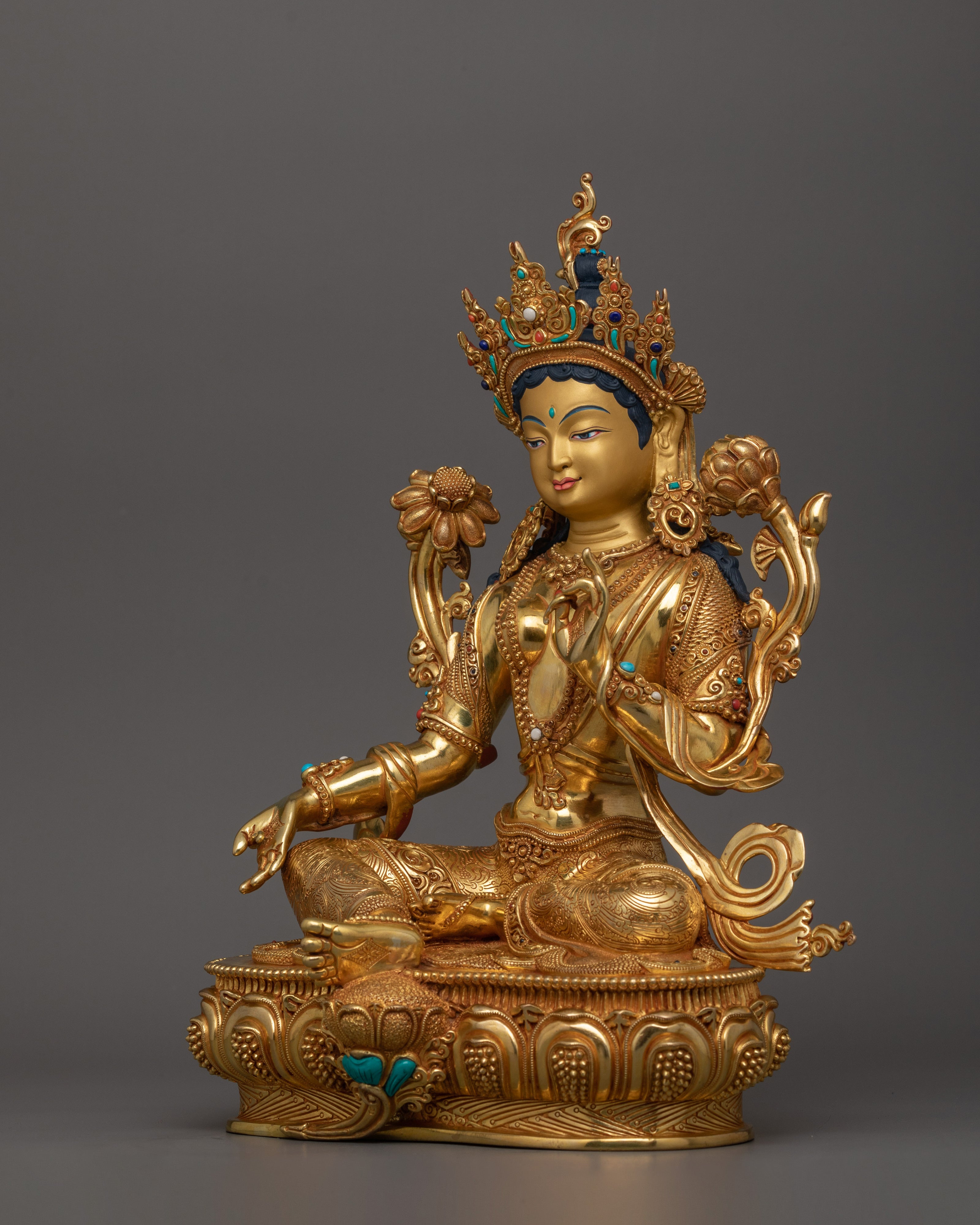 Handmade Sculpture Of Dolma | Meditation and Healing Statue