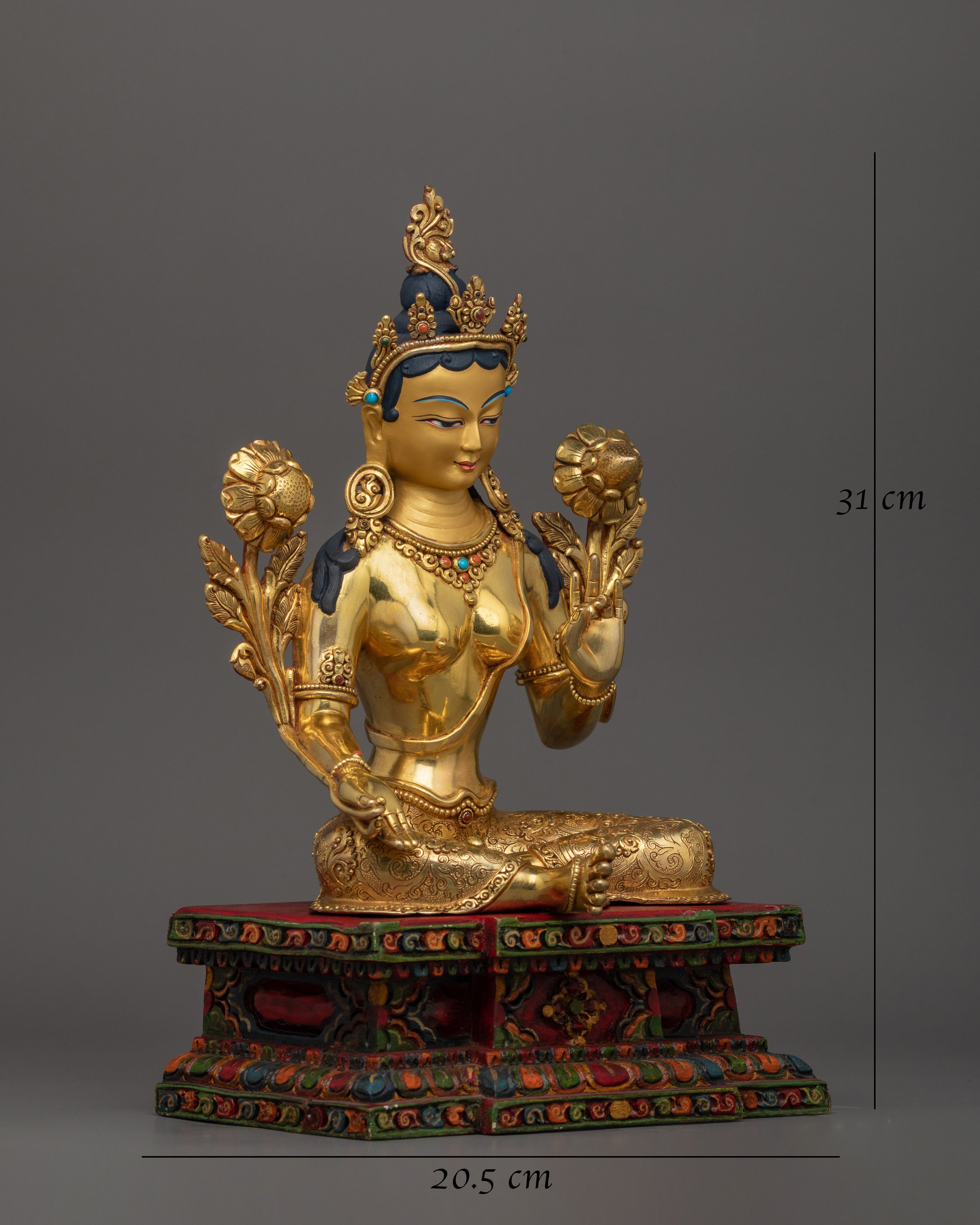himalayan-buddhist-artwork-of-green-tara