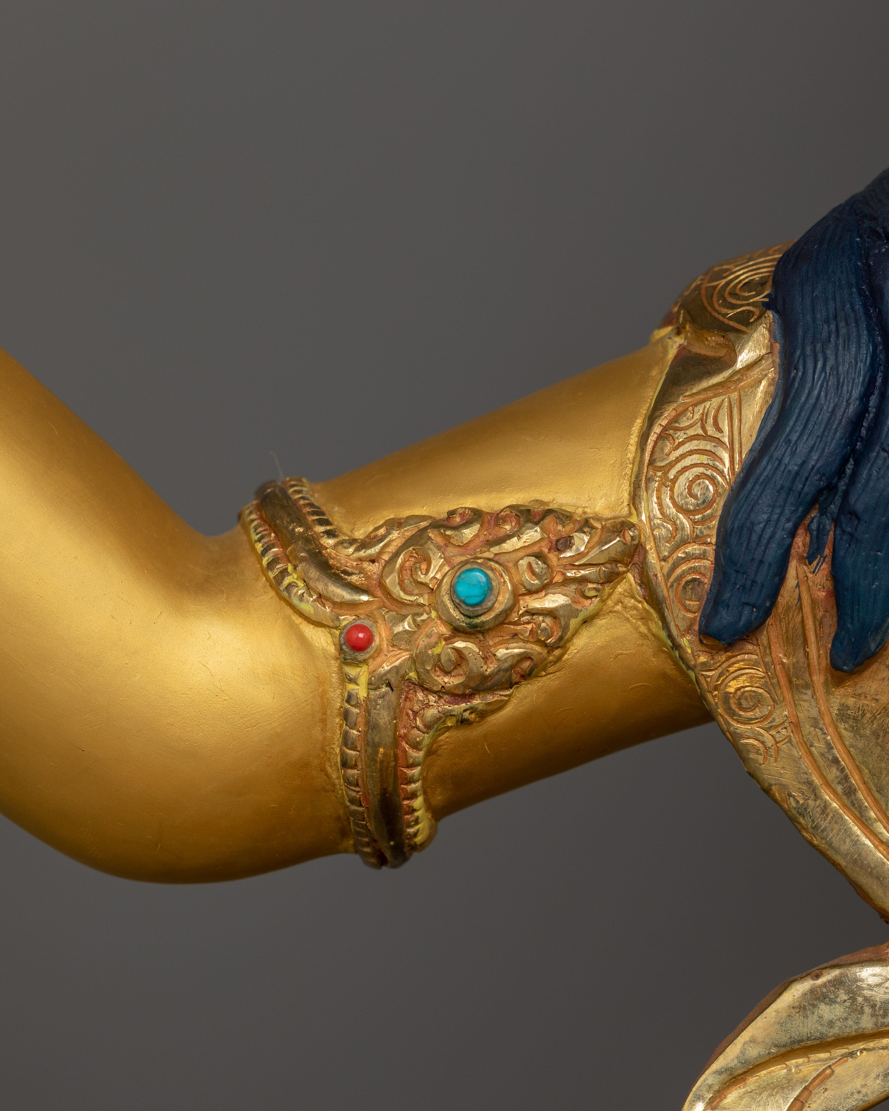 Handcrafted Statue of Manjushri | The Bodhisattva of Transcendent Wisdom