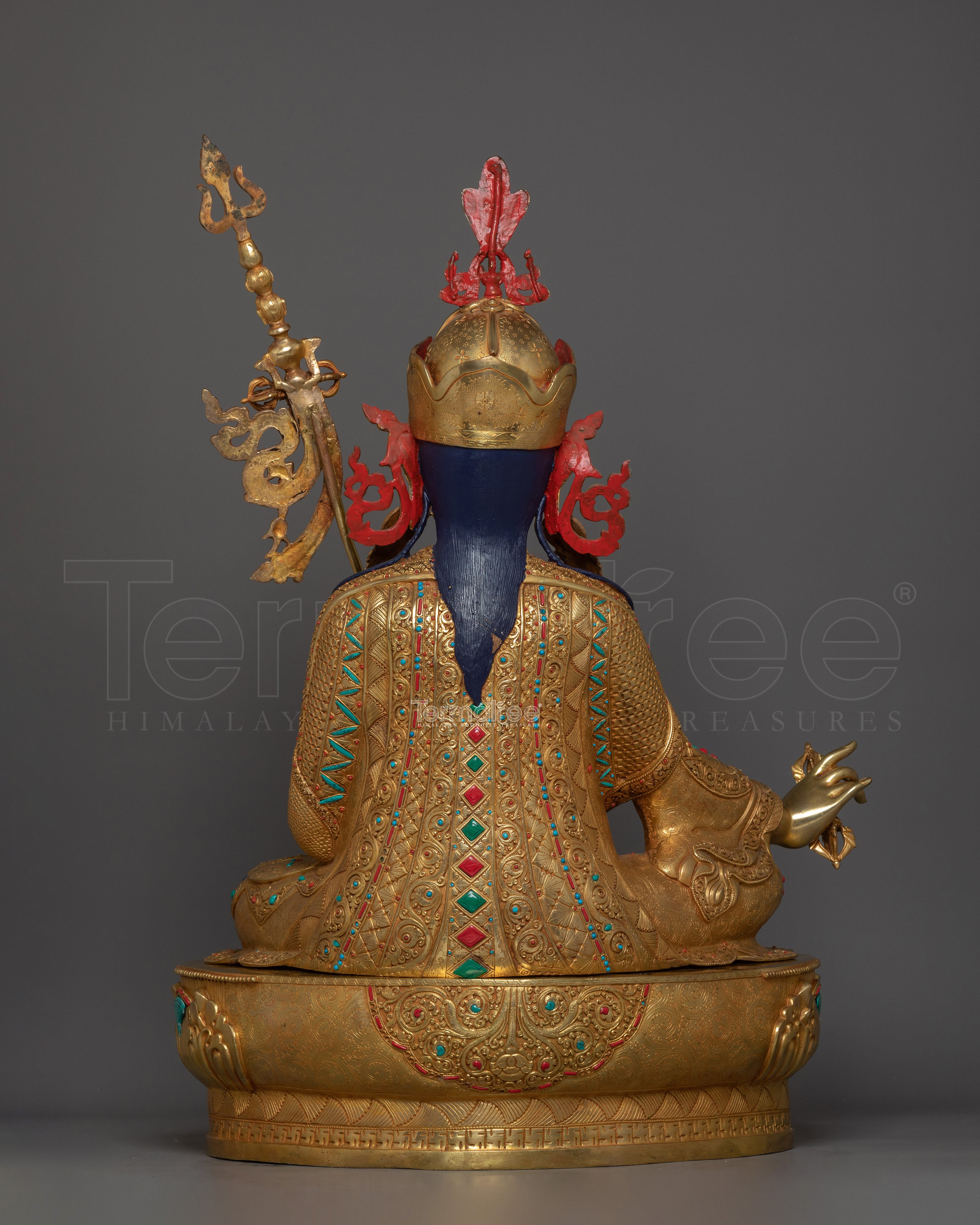 Handmade Figurine of Guru Rinpoche | The Precious Master of Wisdom