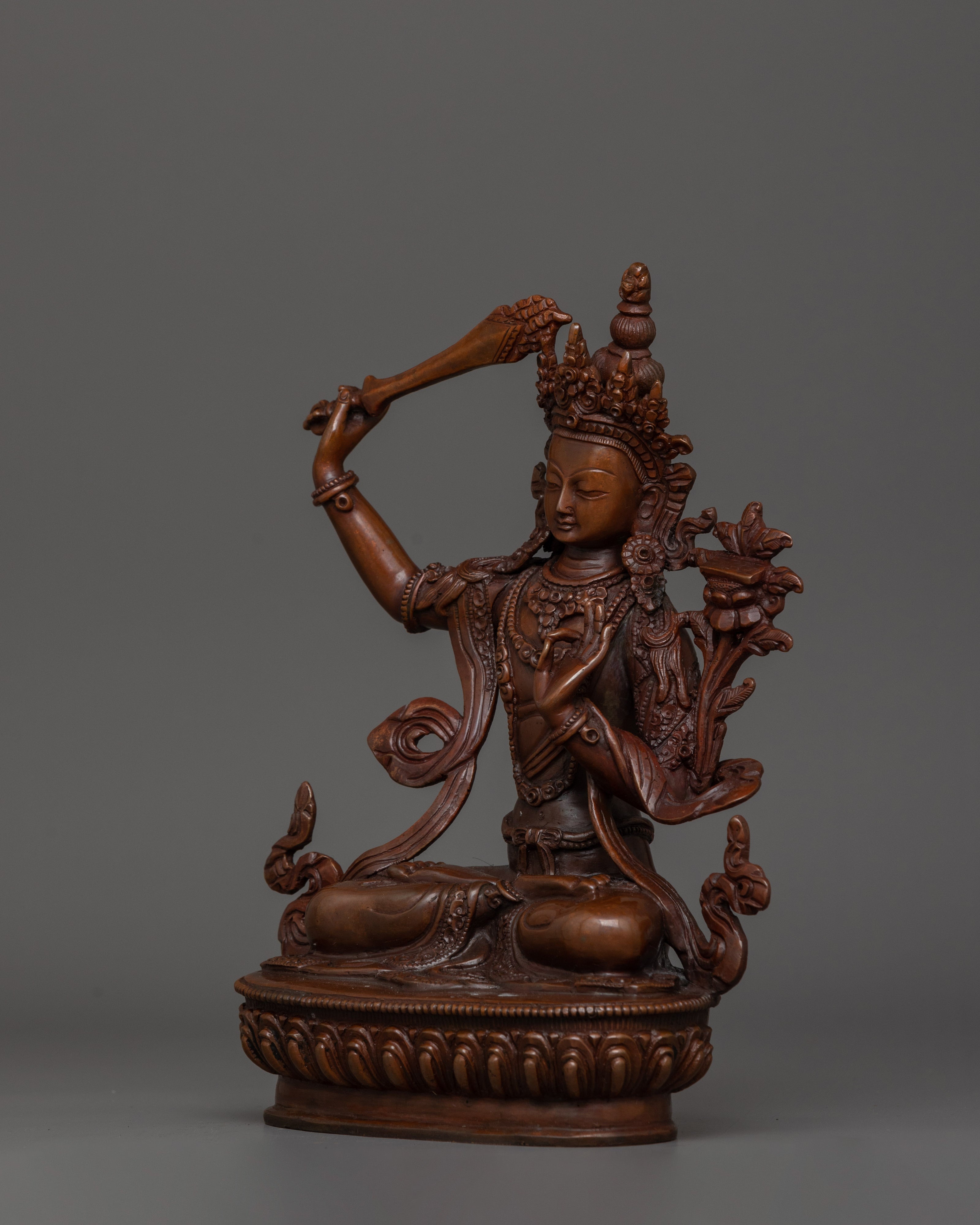 Traditional Figurine of Manjushri | A Symbol of Wisdom
