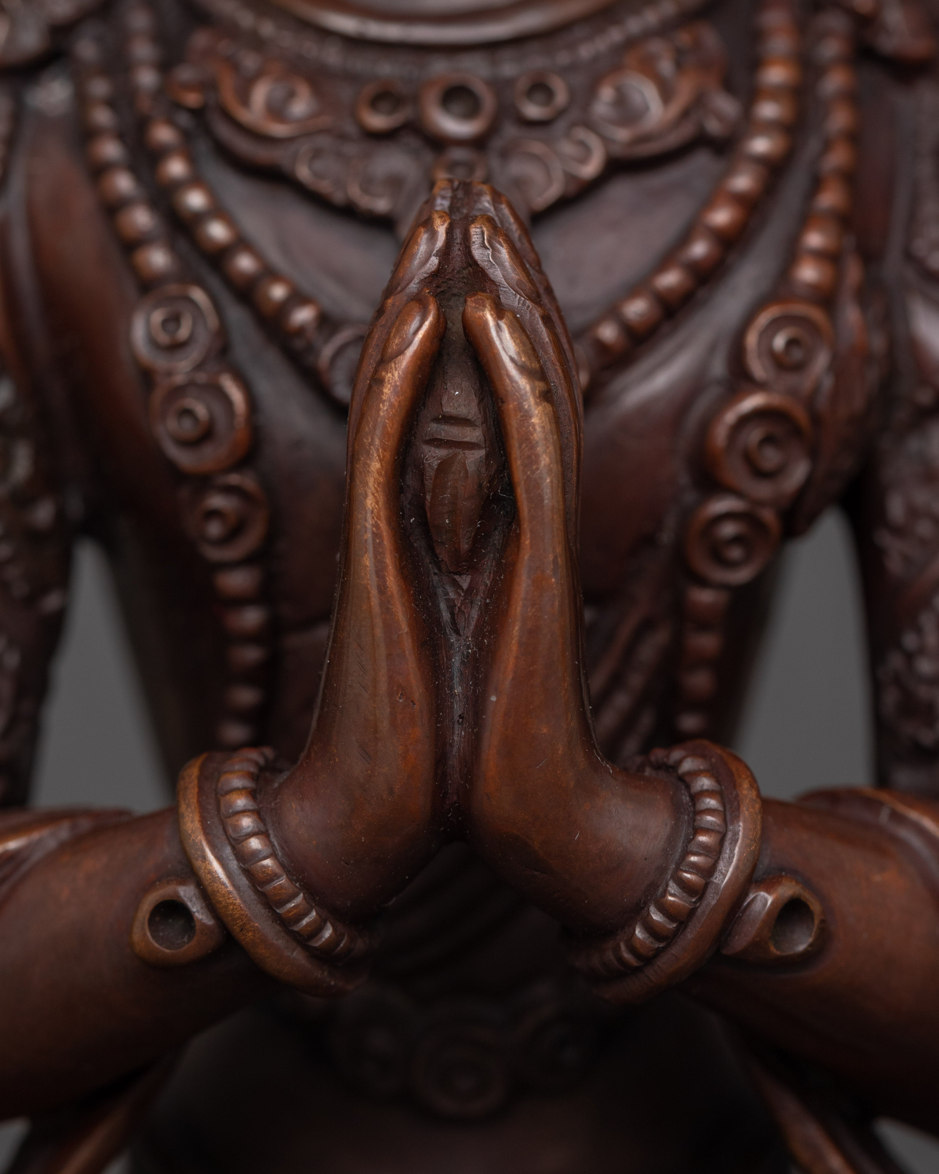 Traditional Figurine of Chenrezig | Embodiment of Infinite Compassion