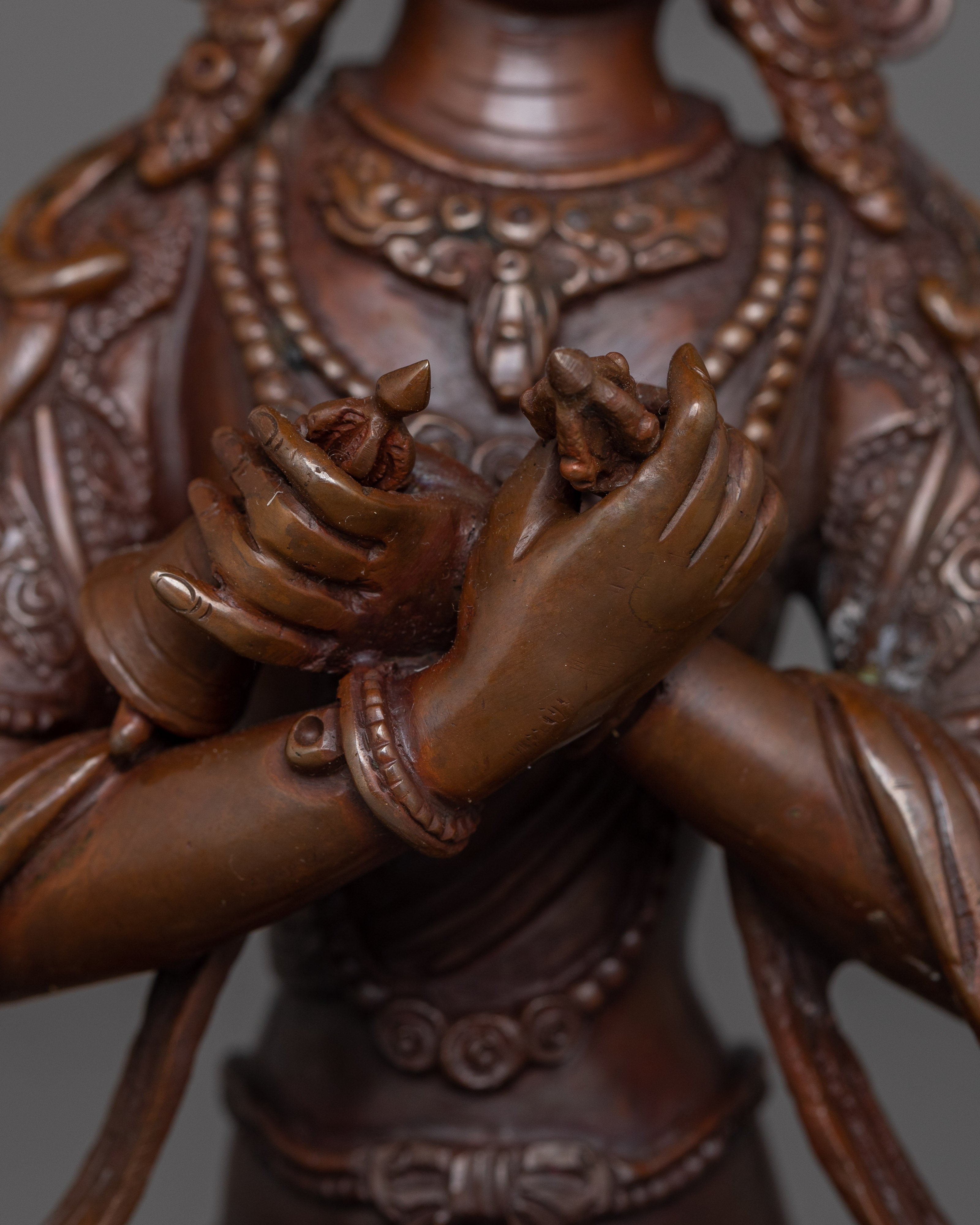 Himalayan Sculpture of Bodhisattva Set | The Embodiment of Compassion