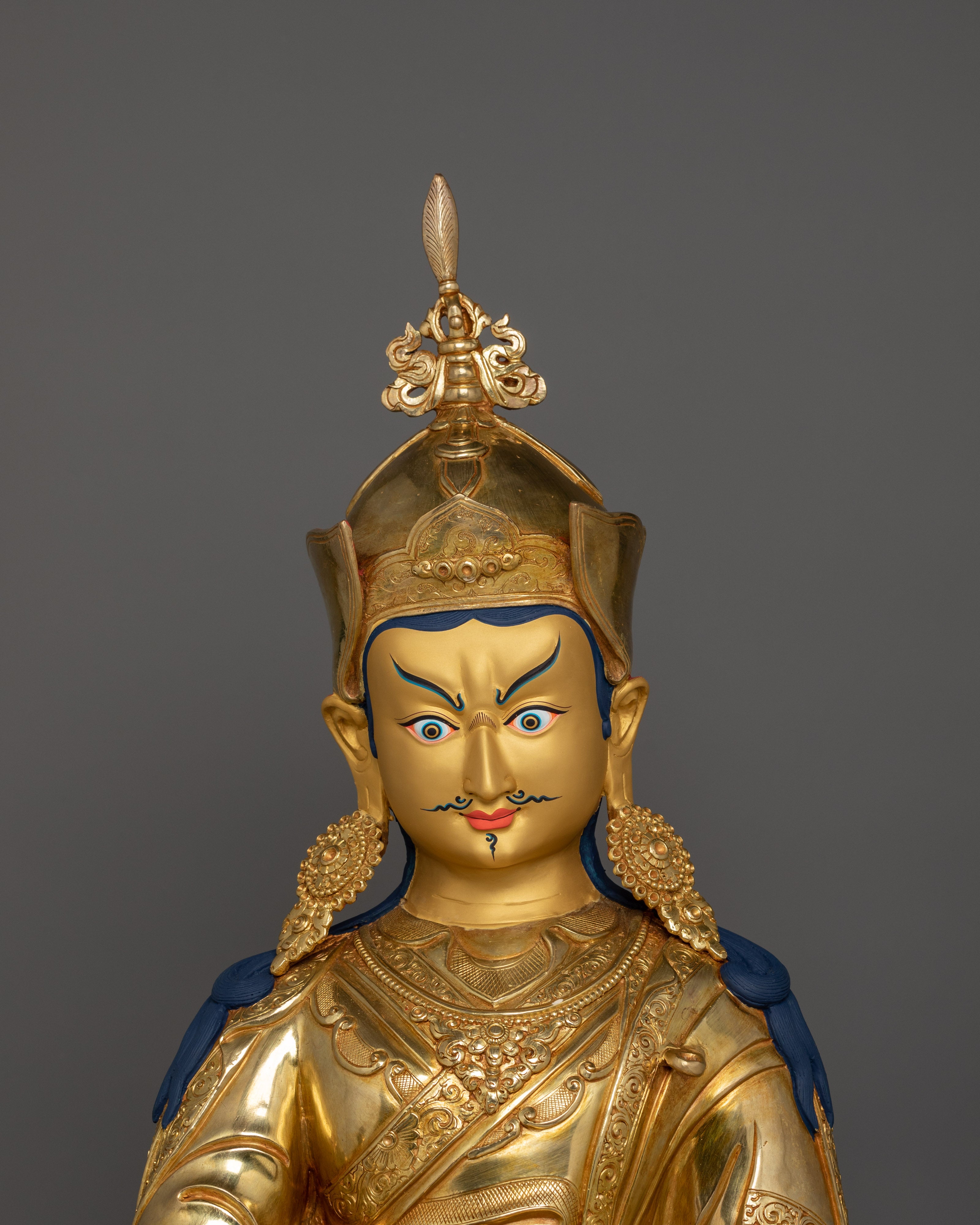 Traditional Figurine of Guru Rinpoche | The Lotus-Born Master