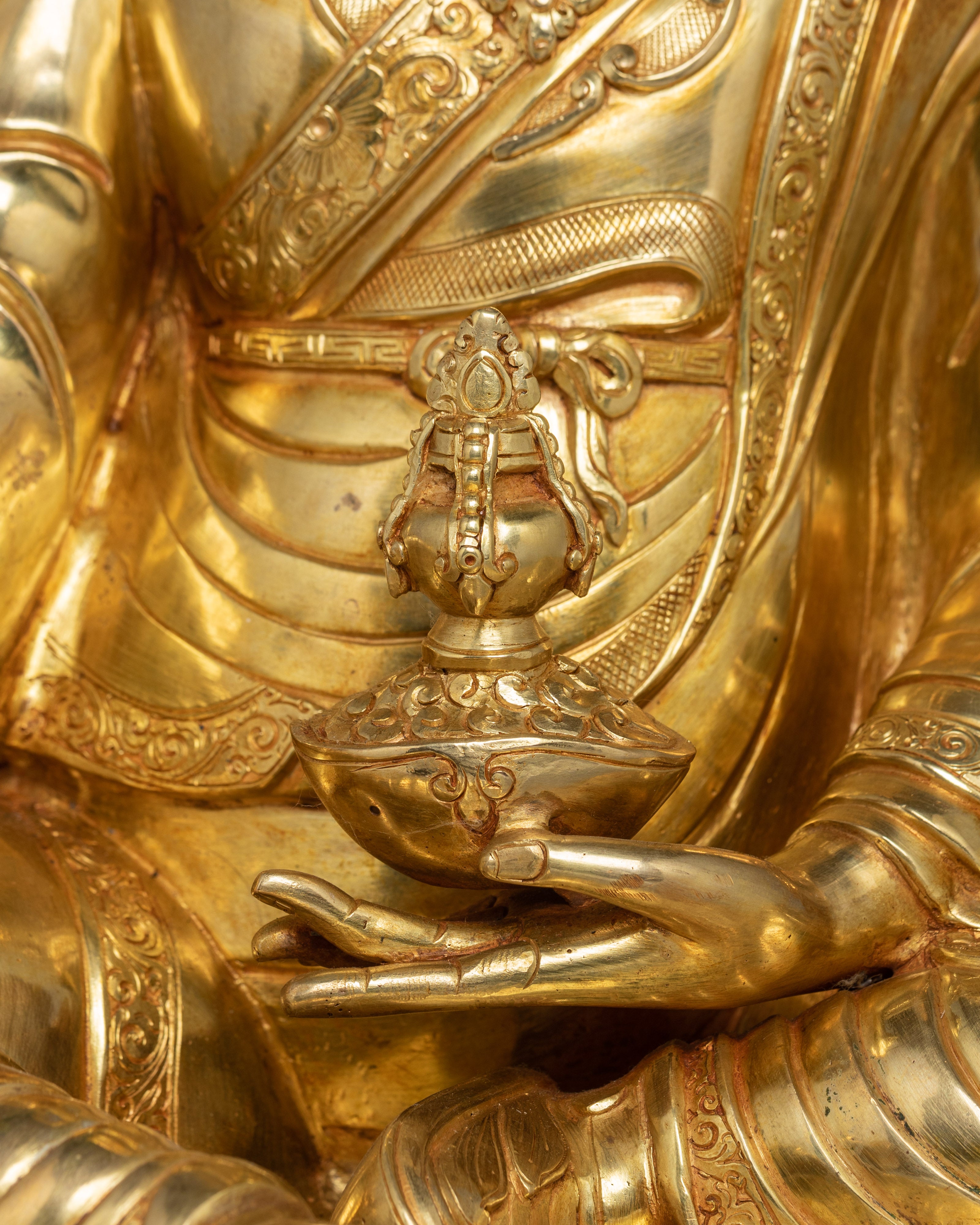 Traditional Figurine of Guru Rinpoche | The Lotus-Born Master