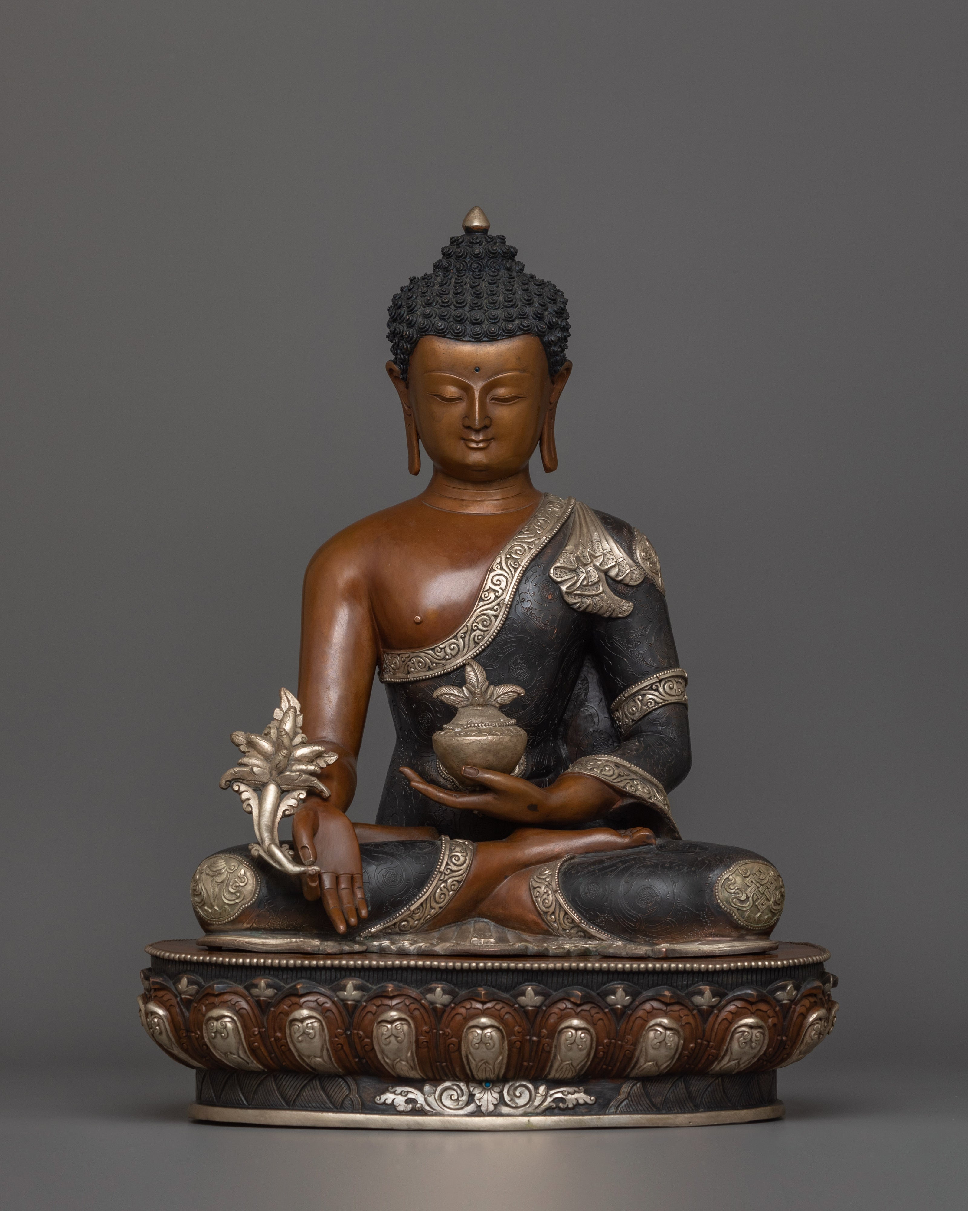 Sculpture of 3 Buddha set | Wisdom, Compassion, and Healing