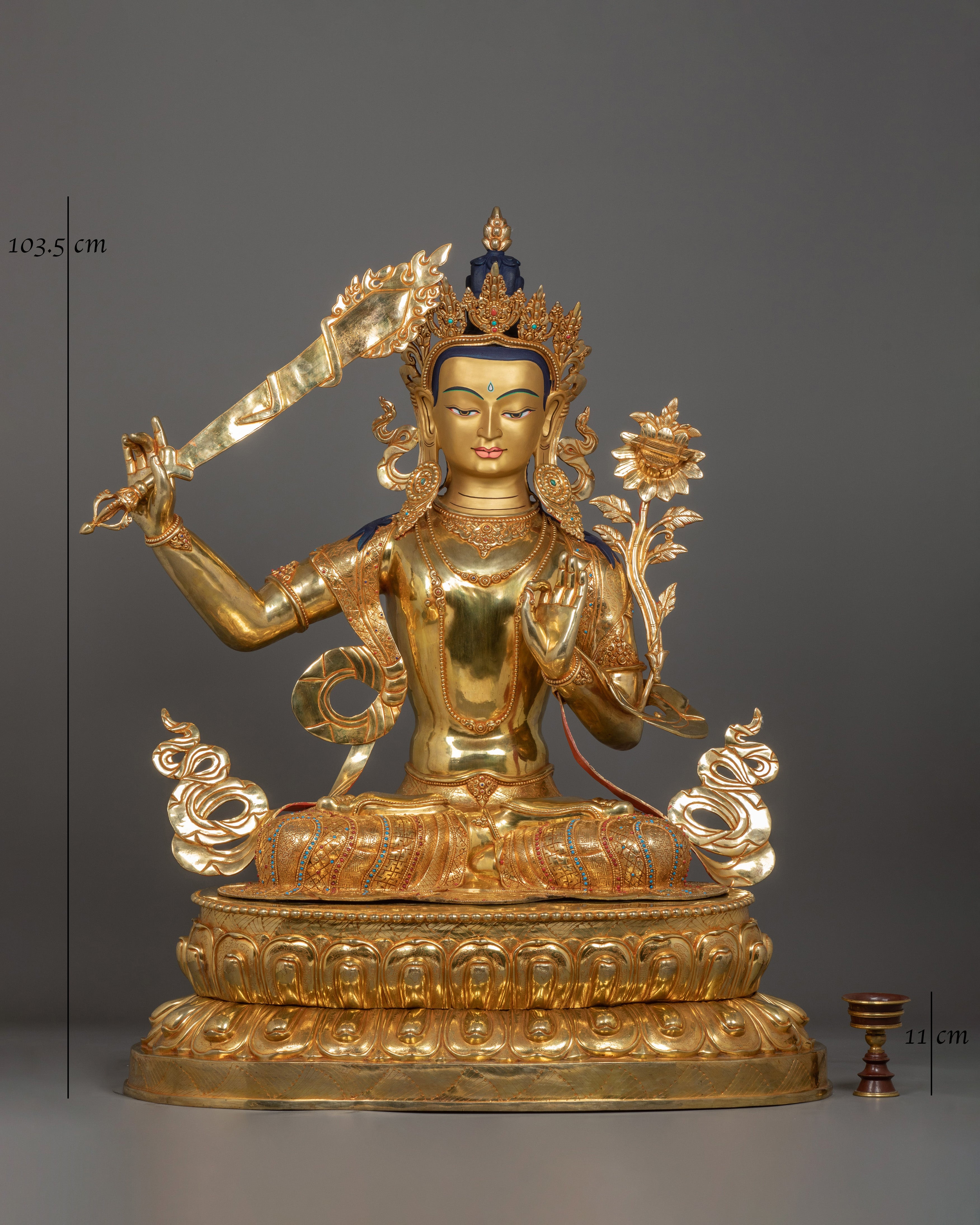 Sacred Figurine of Manjushri | The Bodhisattva of Wisdom