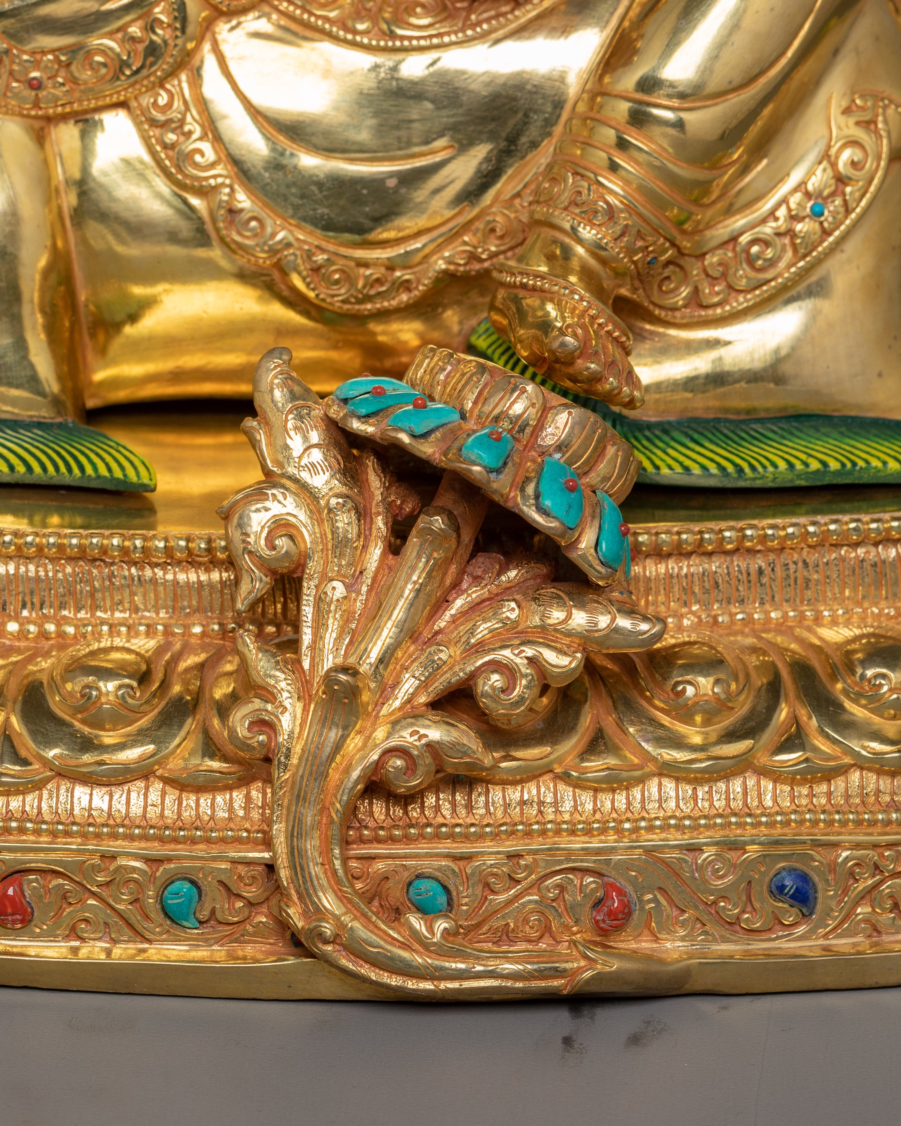 Handcrafted White Manjushri Statue | Symbol of Wisdom