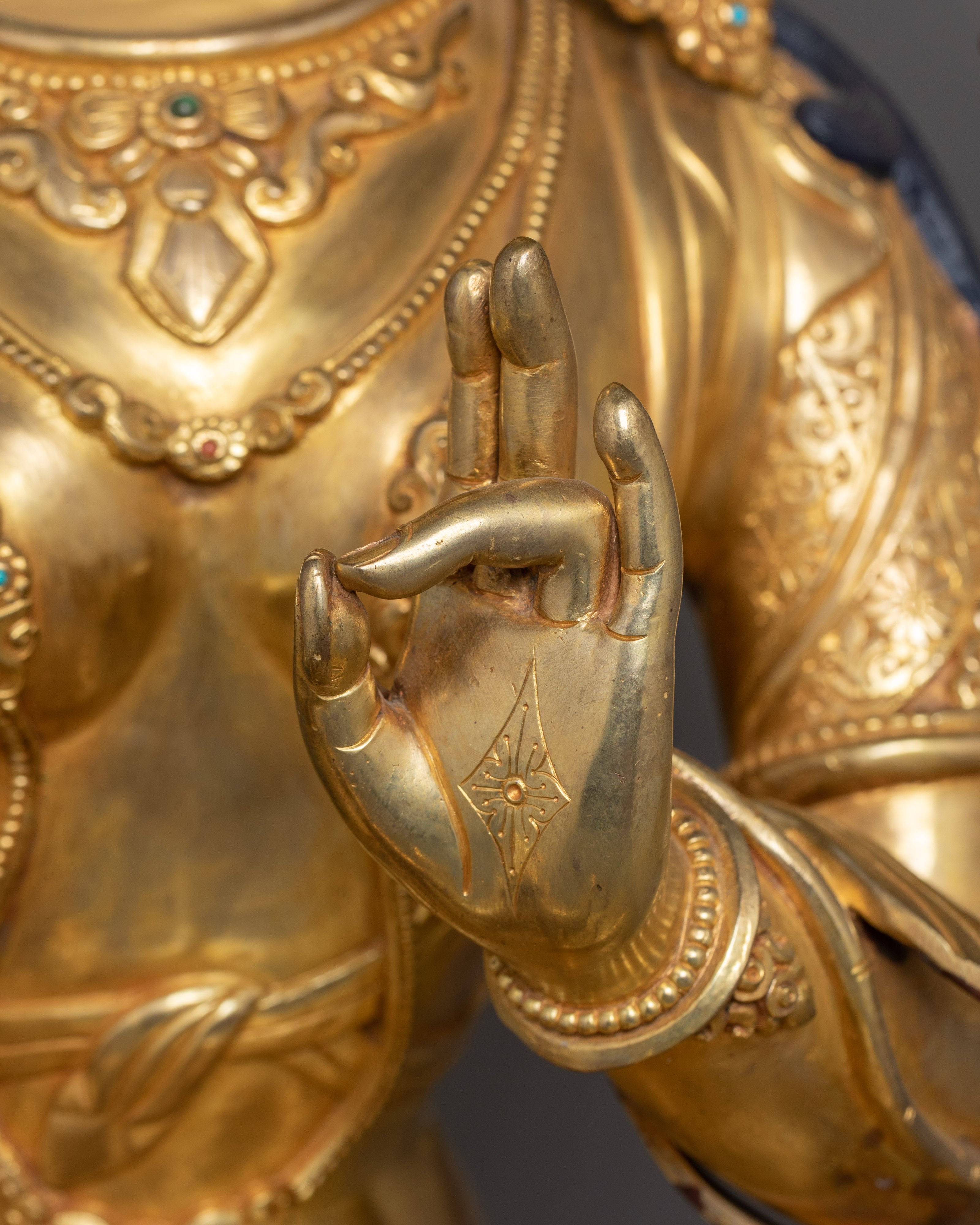 Enlightened Compassion Green Tara Statue | Shyama Tara Figurine