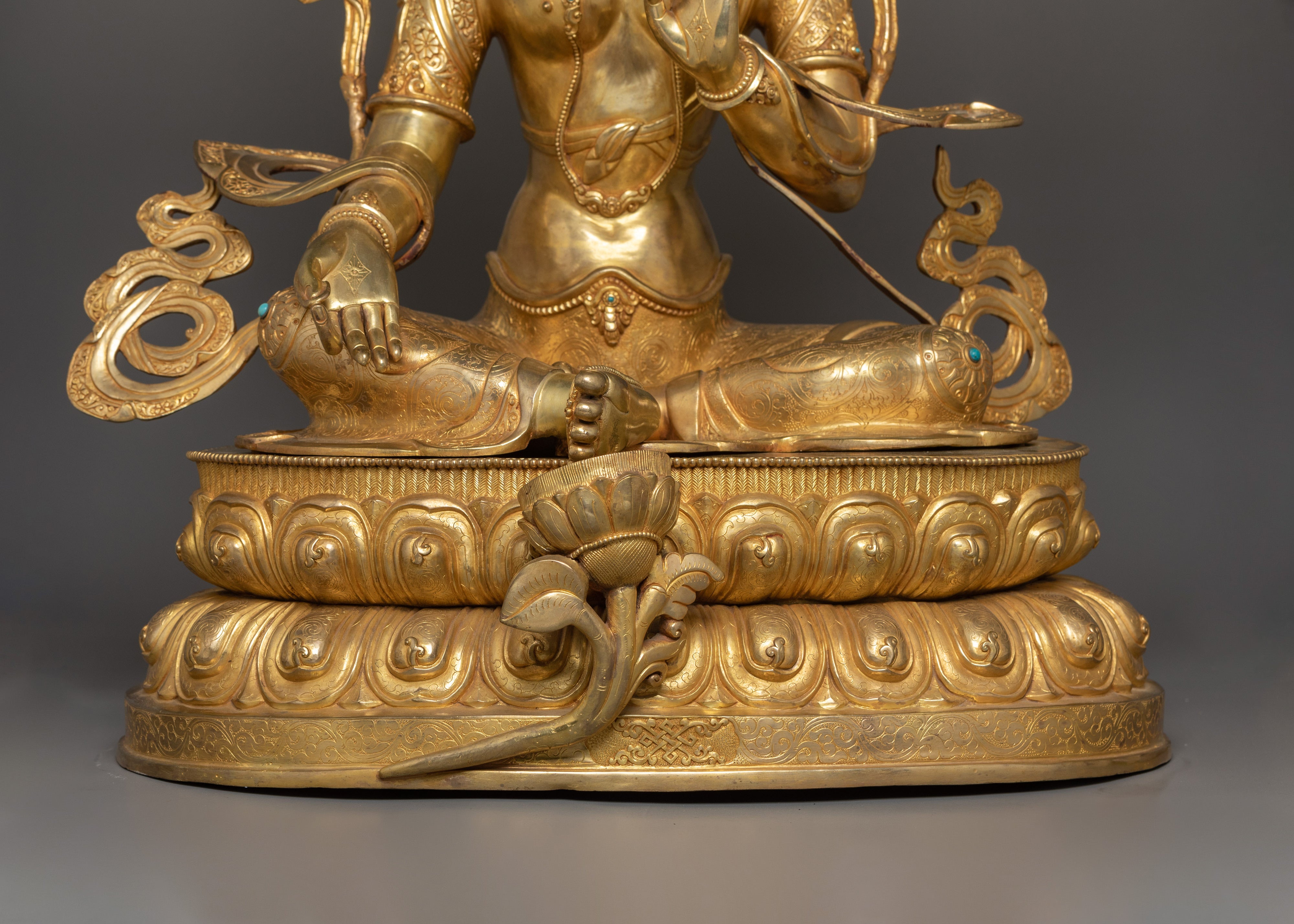 Enlightened Compassion Green Tara Statue | Shyama Tara Figurine