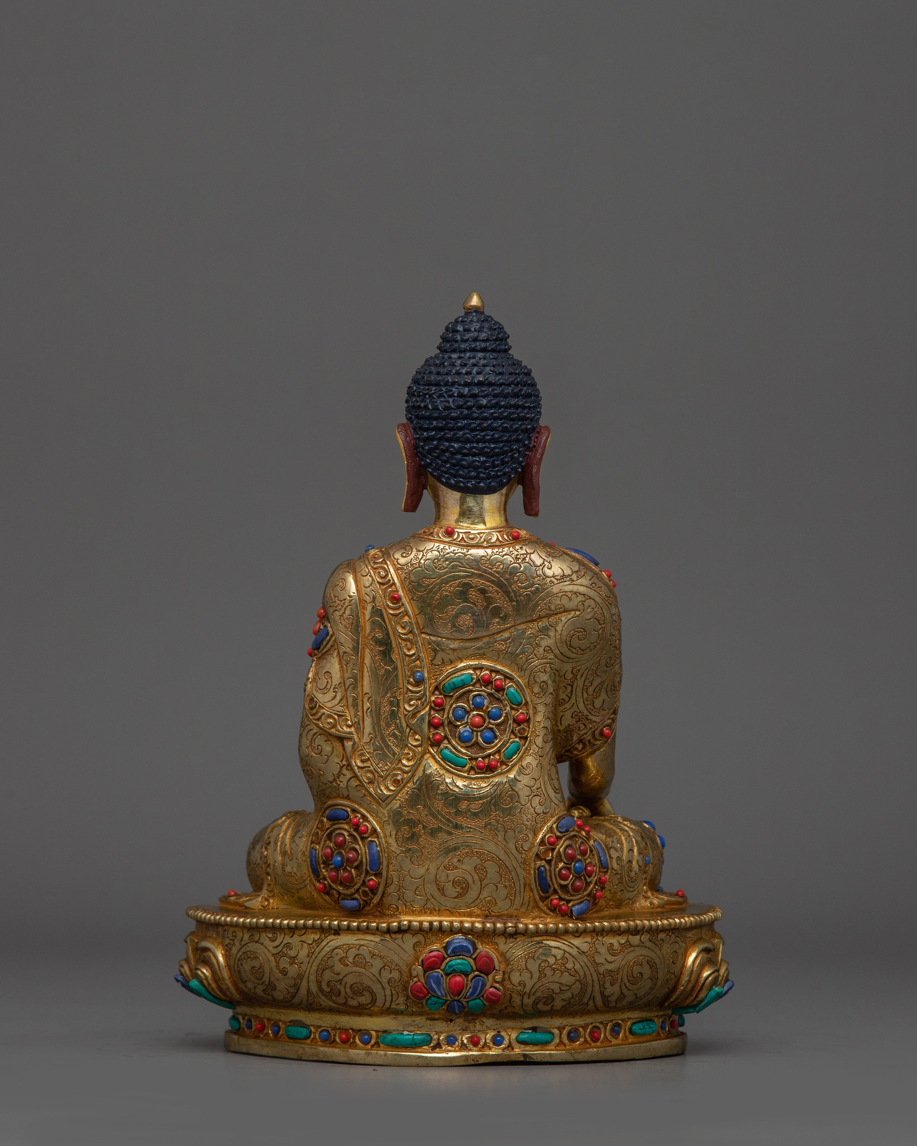 Himalayan Handmade Figurine of Shakyamuni Buddha | The Enlightened Sage