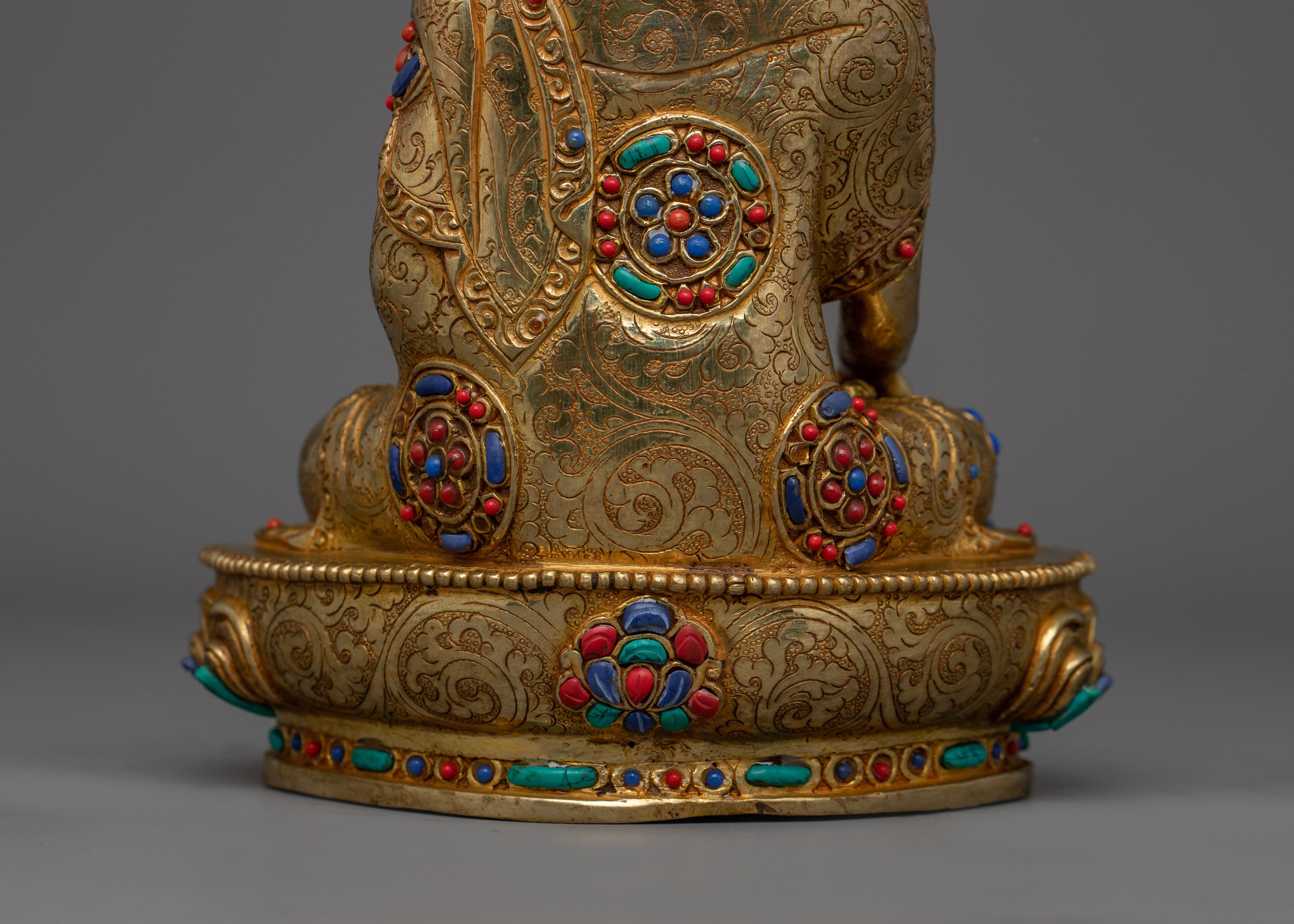 Himalayan Handmade Figurine of Shakyamuni Buddha | The Enlightened Sage