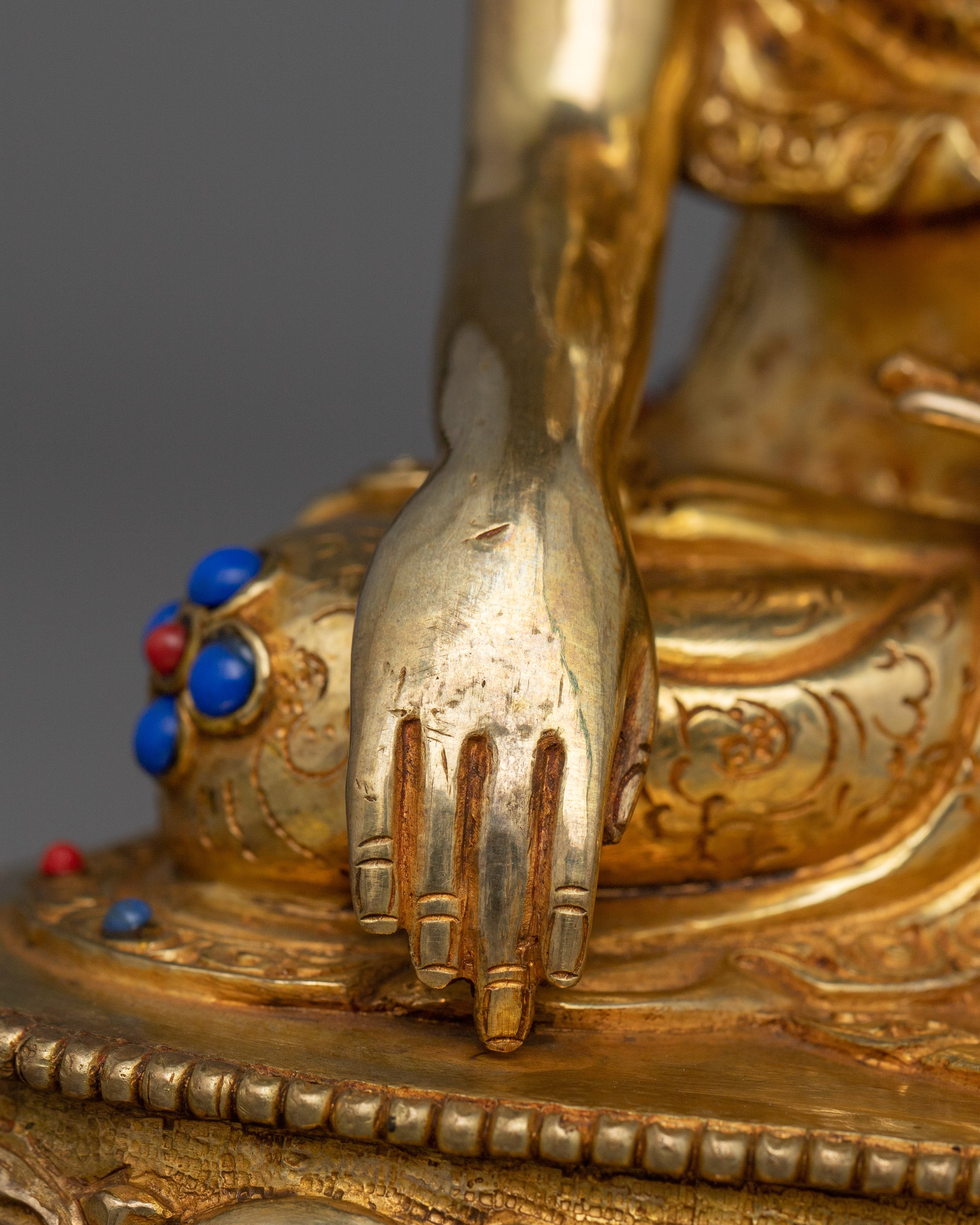 Himalayan Handmade Figurine of Shakyamuni Buddha | The Enlightened Sage