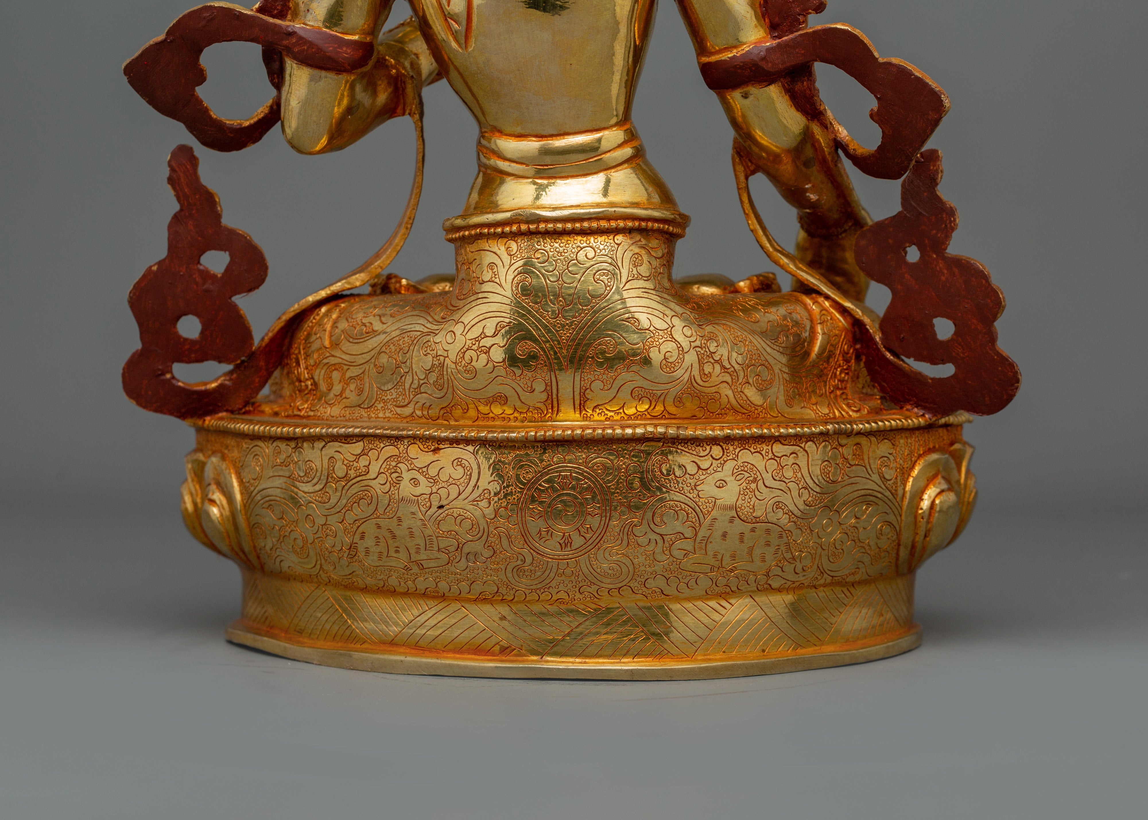 Tibetan Seven Eyes Deity White Tara | Goddess of Healing and Long Life