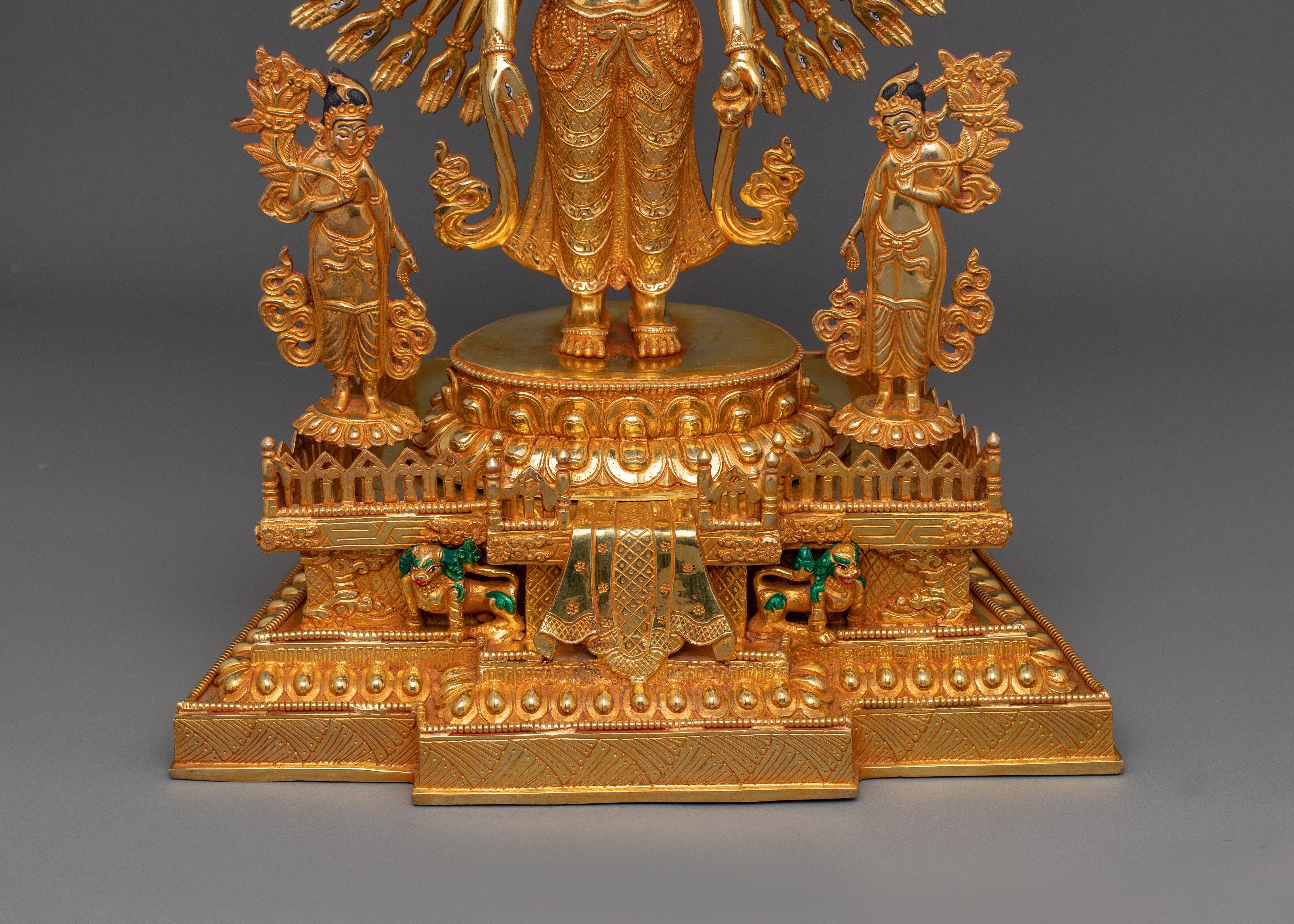 Handmade 1000 Armed Chenrezig Statue | Compassionate Vision Artwork