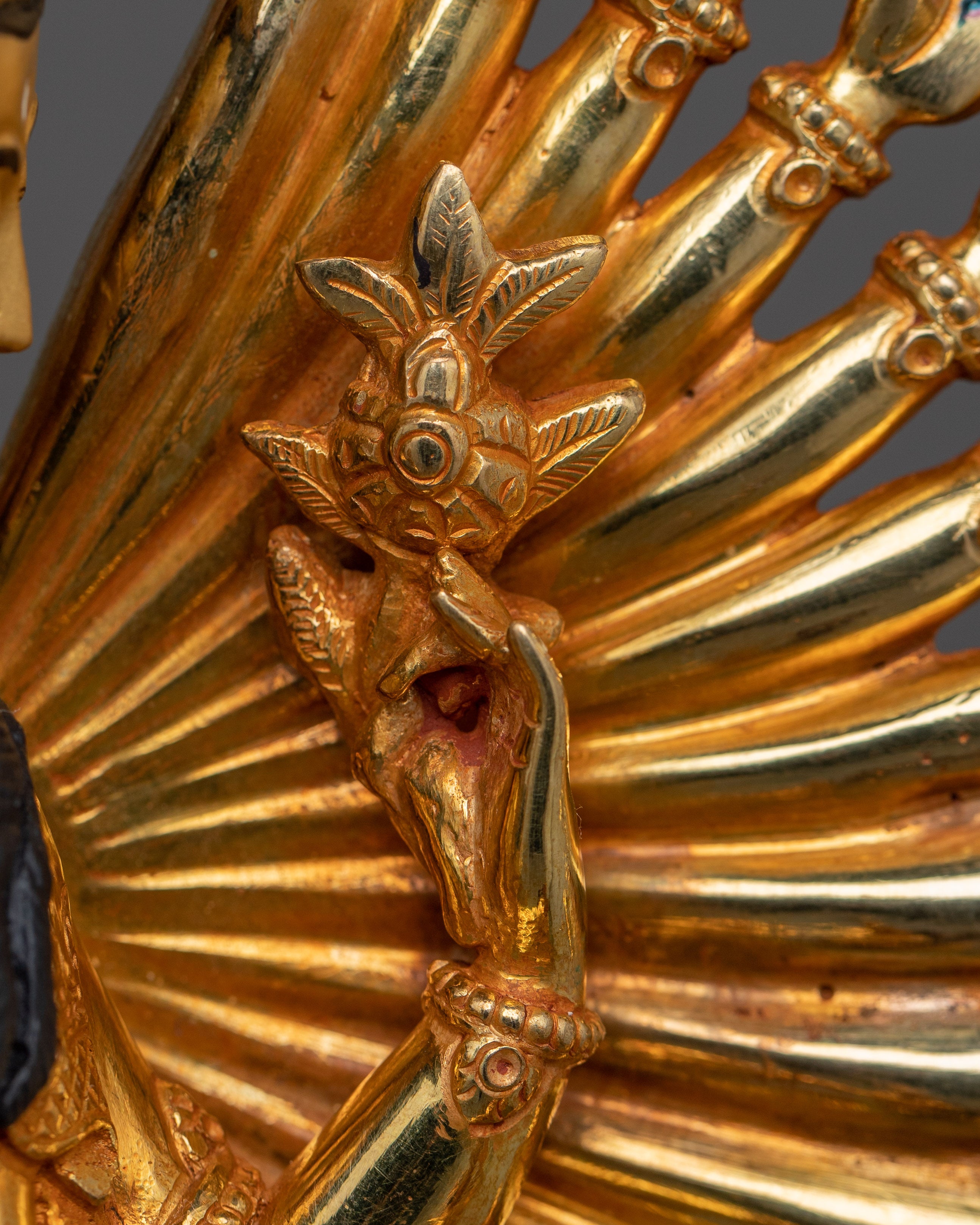 Handmade 1000 Armed Chenrezig Statue | Compassionate Vision Artwork