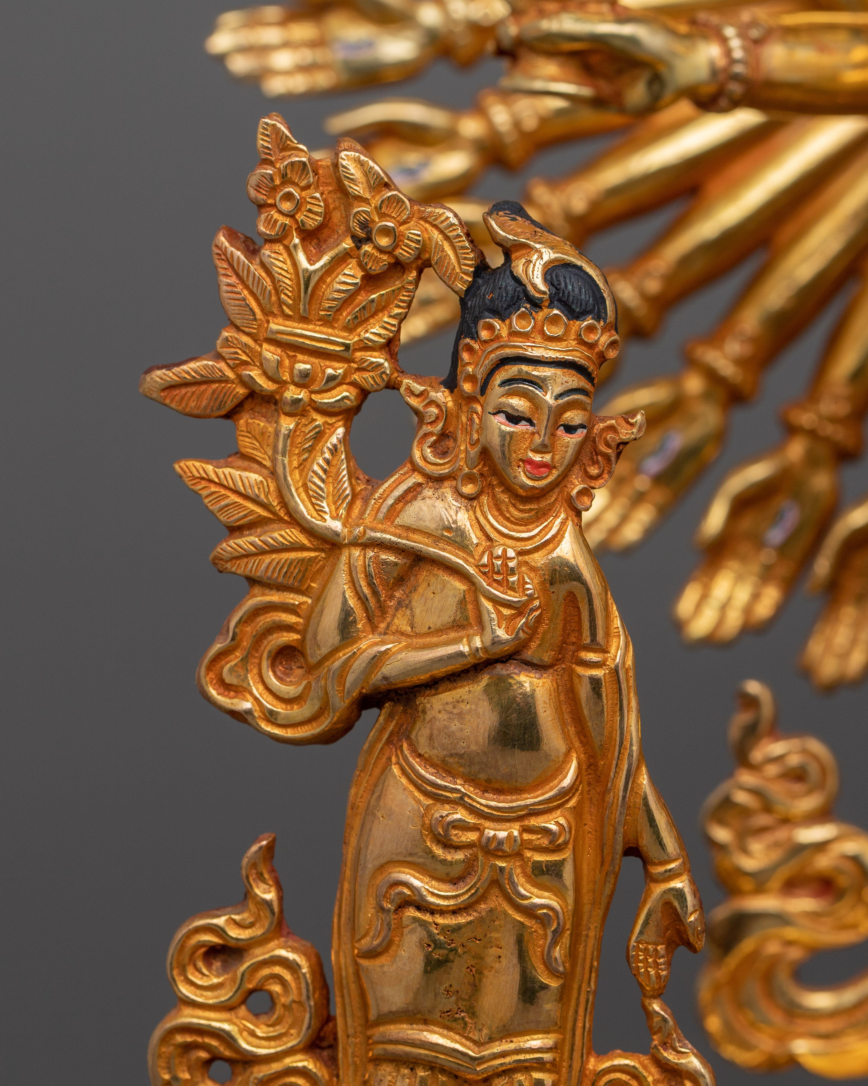 Handmade 1000 Armed Chenrezig Statue | Compassionate Vision Artwork