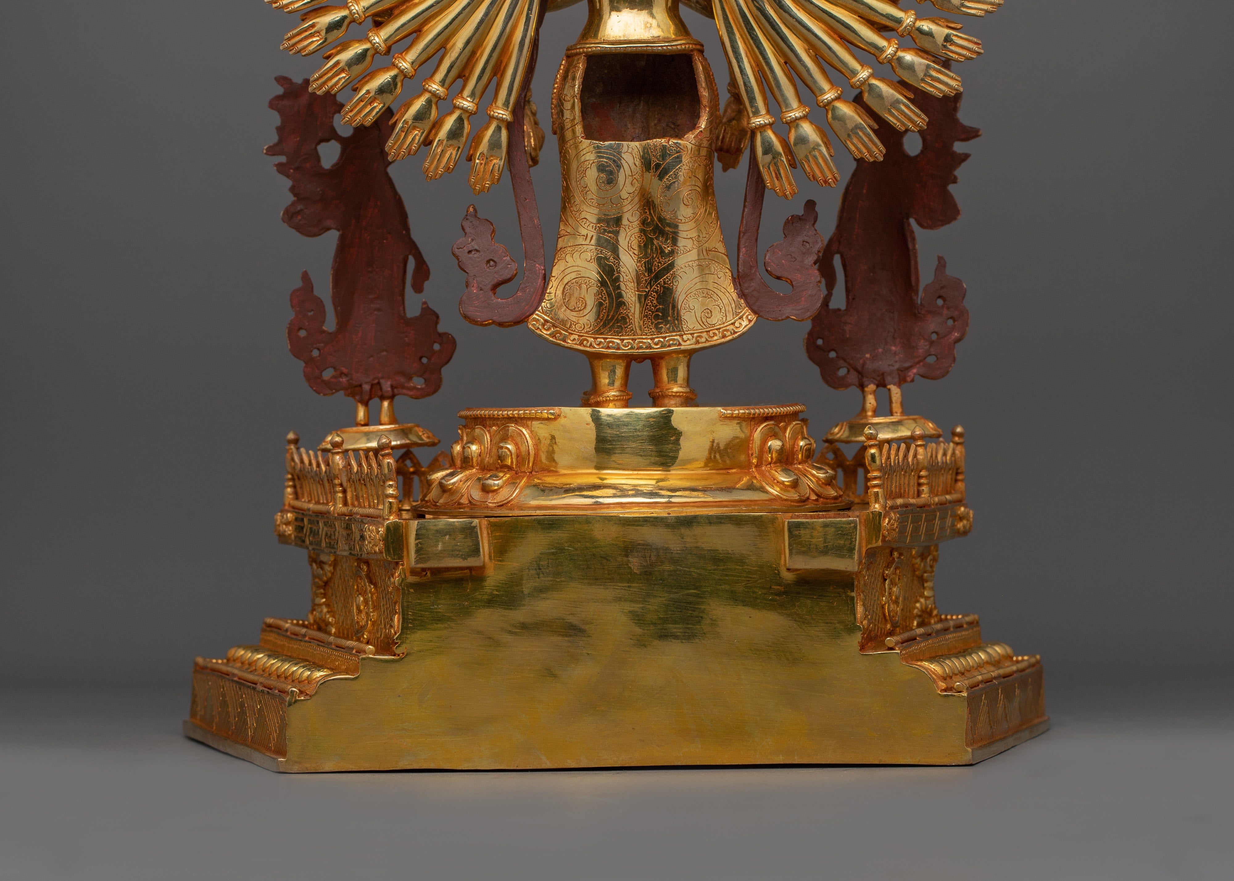 Handmade 1000 Armed Chenrezig Statue | Compassionate Vision Artwork